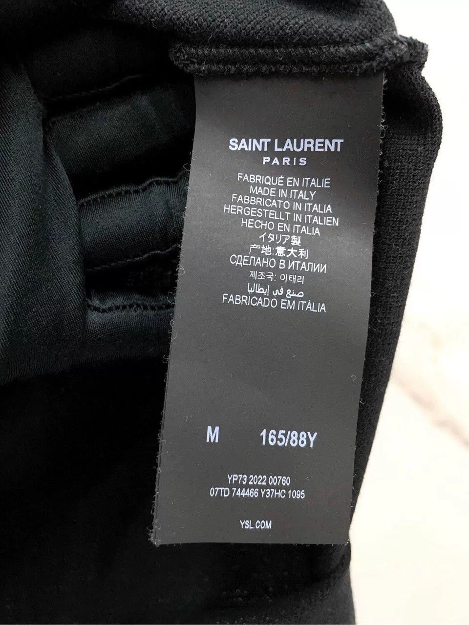 Saint Laurent Paris Saint Laurent YSL Black Sleeveless Polo Top Size M / US 6-8 / IT 42-44 - 8 Thumbnail