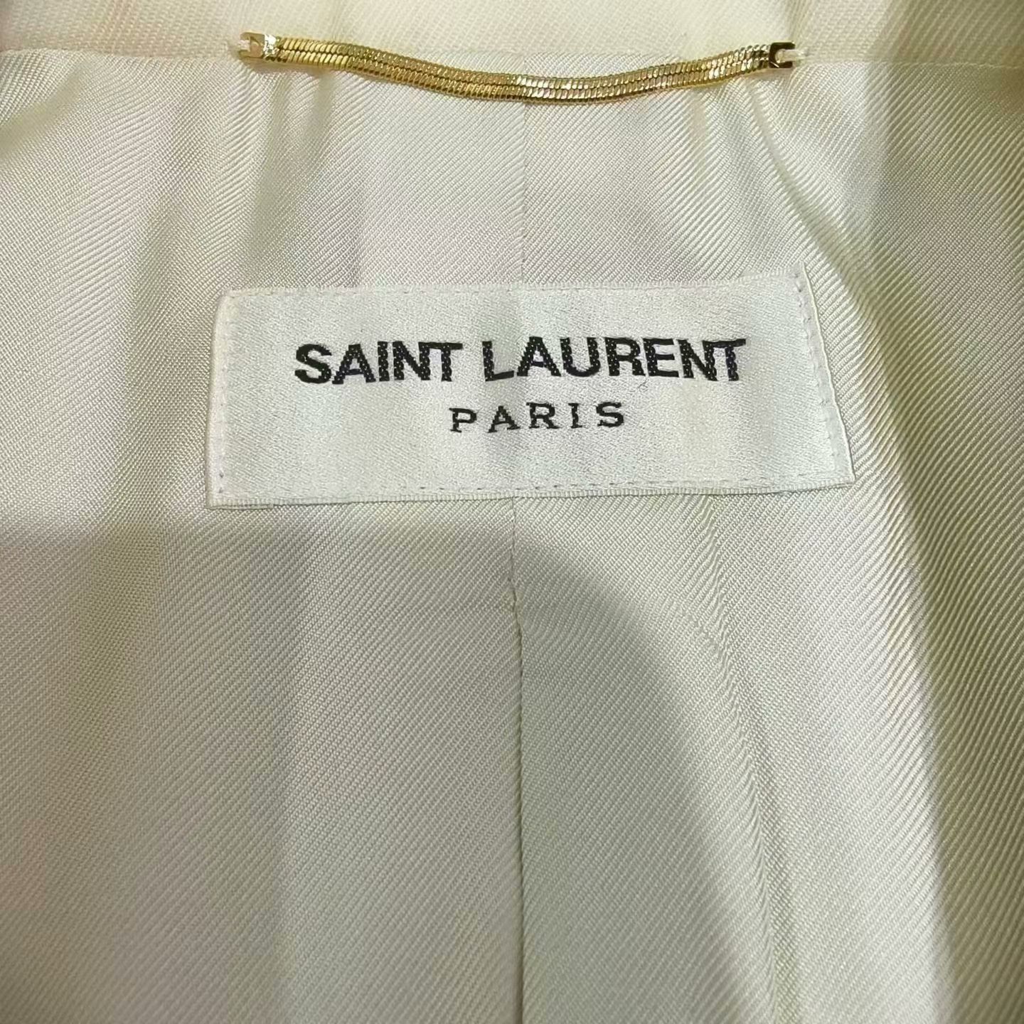 Saint Laurent Paris Yves Saint Laurent Double-Breasted Blazer Size S / US 4 / IT 40 - 3 Thumbnail