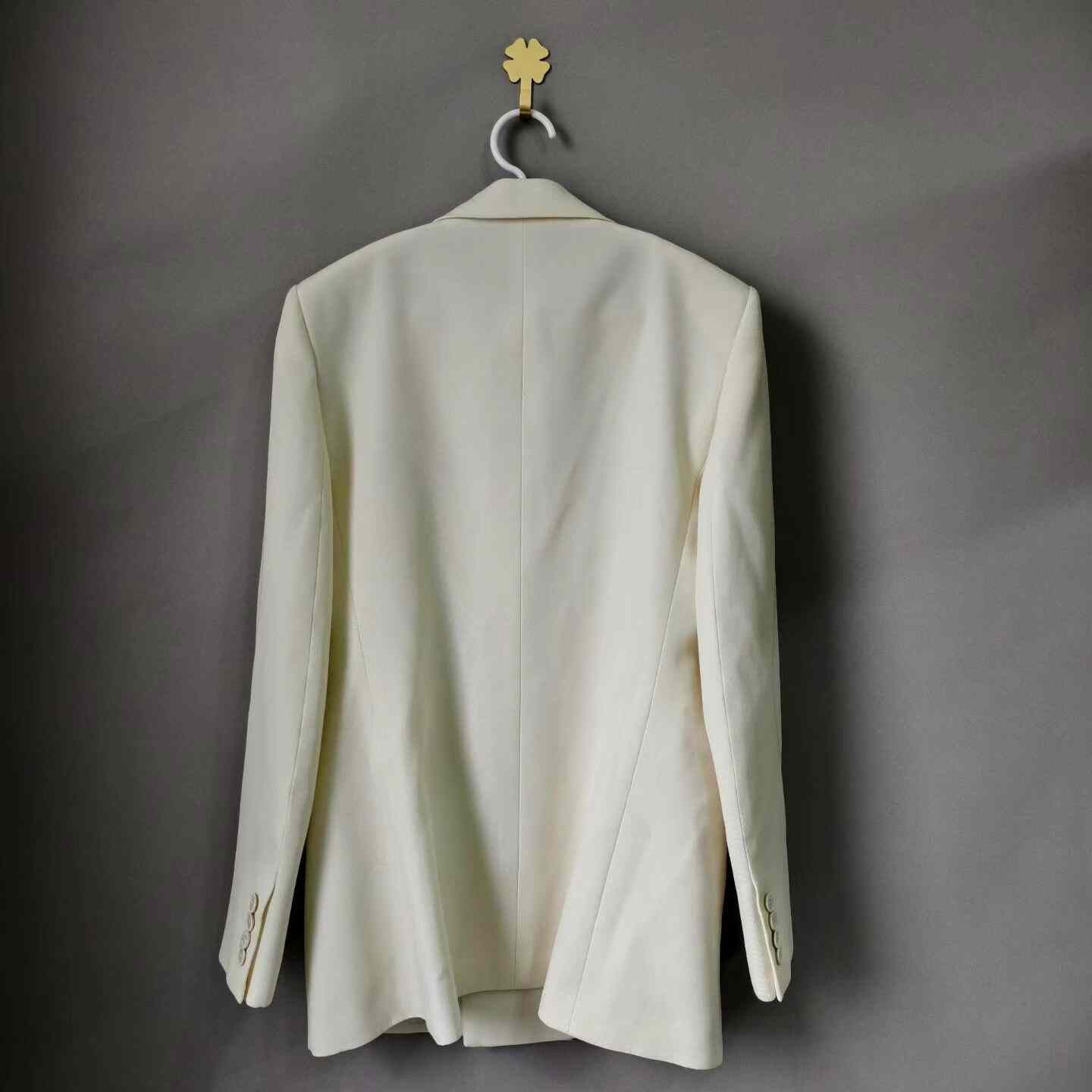 Saint Laurent Paris Yves Saint Laurent Double-Breasted Blazer Size S / US 4 / IT 40 - 2 Thumbnail