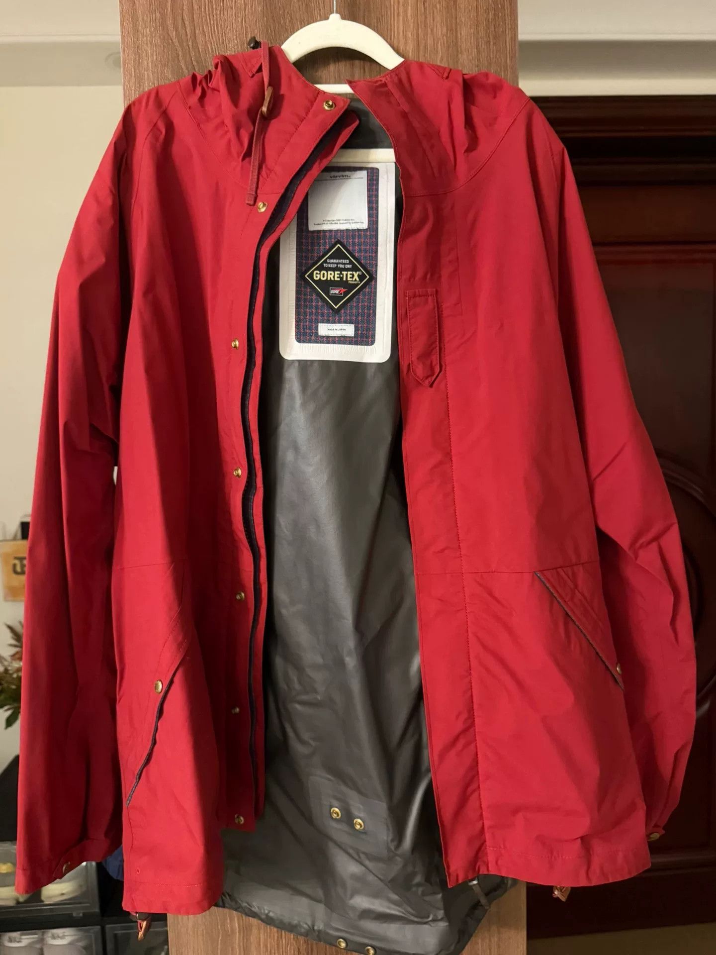 Visvim Visvim Gore-Tex Red Hooded Jacket Size US L / EU 52-54 / 3 - 3 Thumbnail