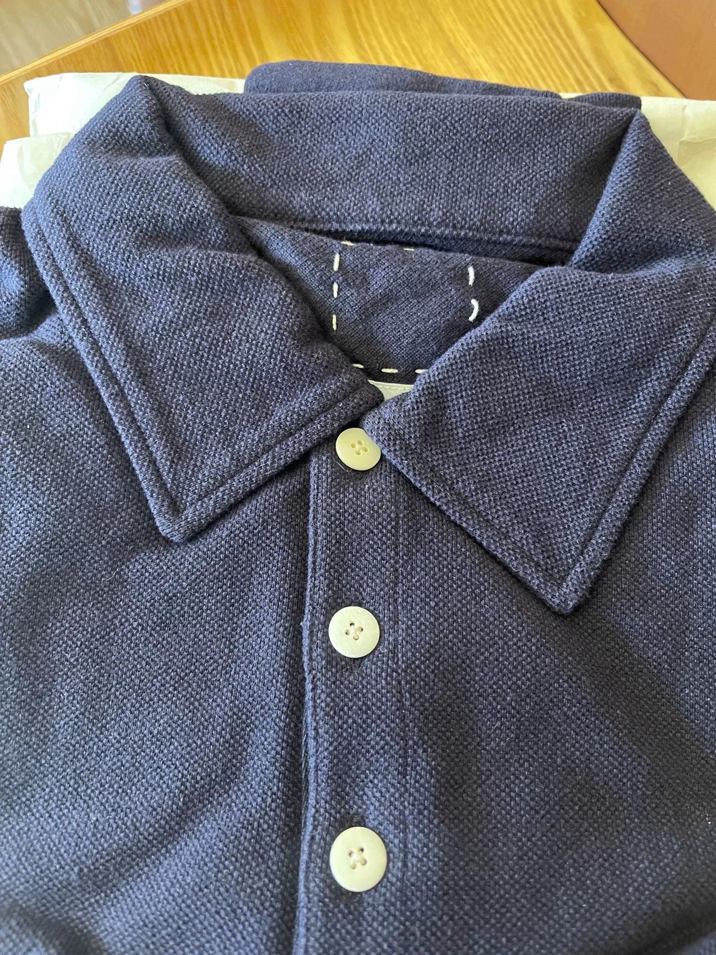 Visvim VISVIM WELLER L/S (C/WS) Polo Size US L / EU 52-54 / 3 - 3 Thumbnail