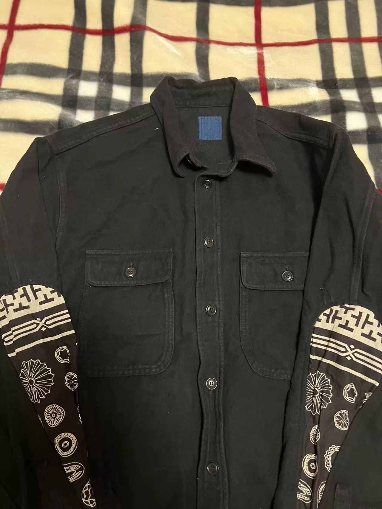 Visvim Visvim ICT Black Elk Flannel Shirt Size US L / EU 52-54 / 3 - 4 Thumbnail