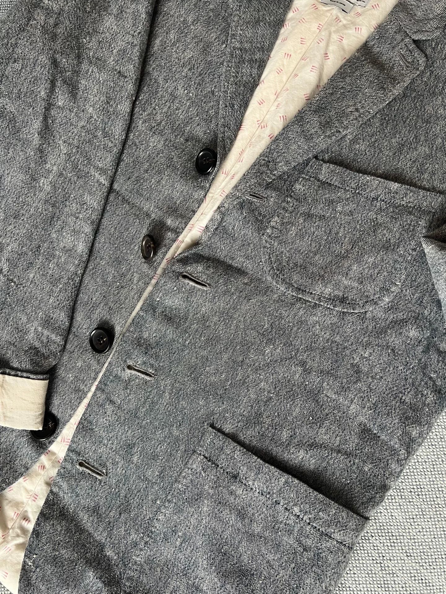Visvim visvim Gray Blazer with Black Buttons Size US L / EU 52-54 / 3 - 3 Thumbnail