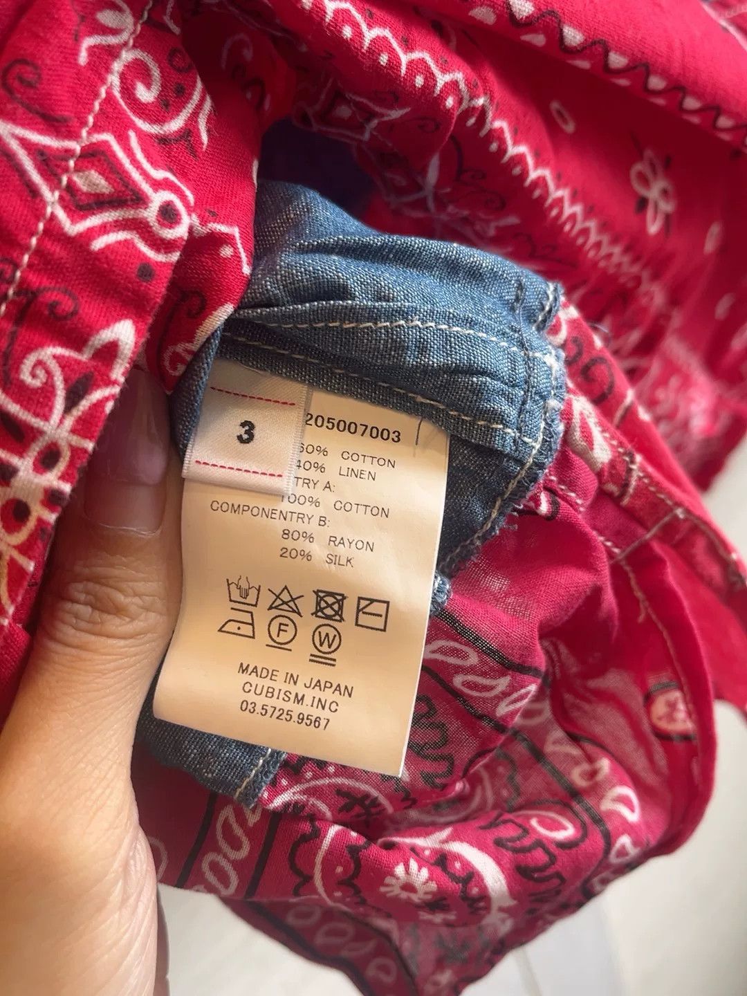 Visvim visvim Denim Shirt with Red Bandana Size US M / EU 48-50 / 2 - 7 Thumbnail