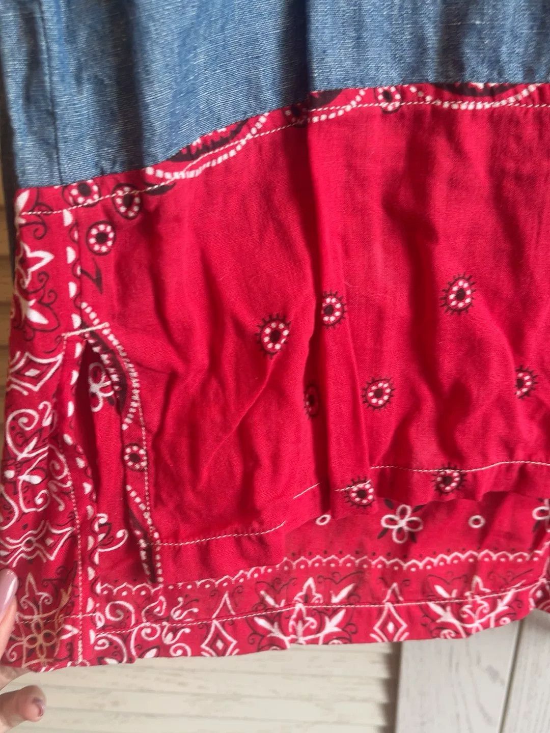 Visvim visvim Denim Shirt with Red Bandana Size US M / EU 48-50 / 2 - 3 Thumbnail