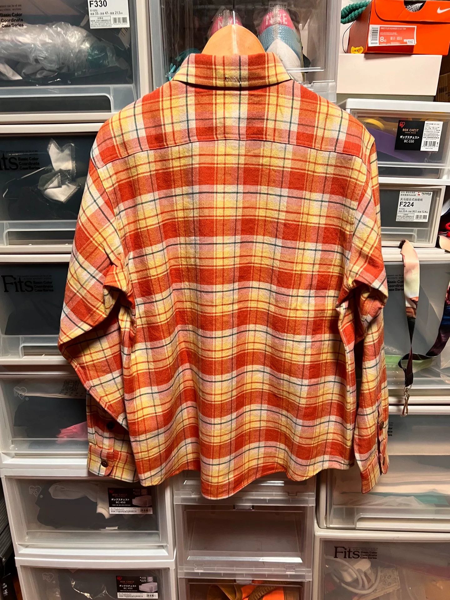 Visvim Visvim Red/Yellow Plaid Shirt Size US S / EU 44-46 / 1 - 2 Thumbnail