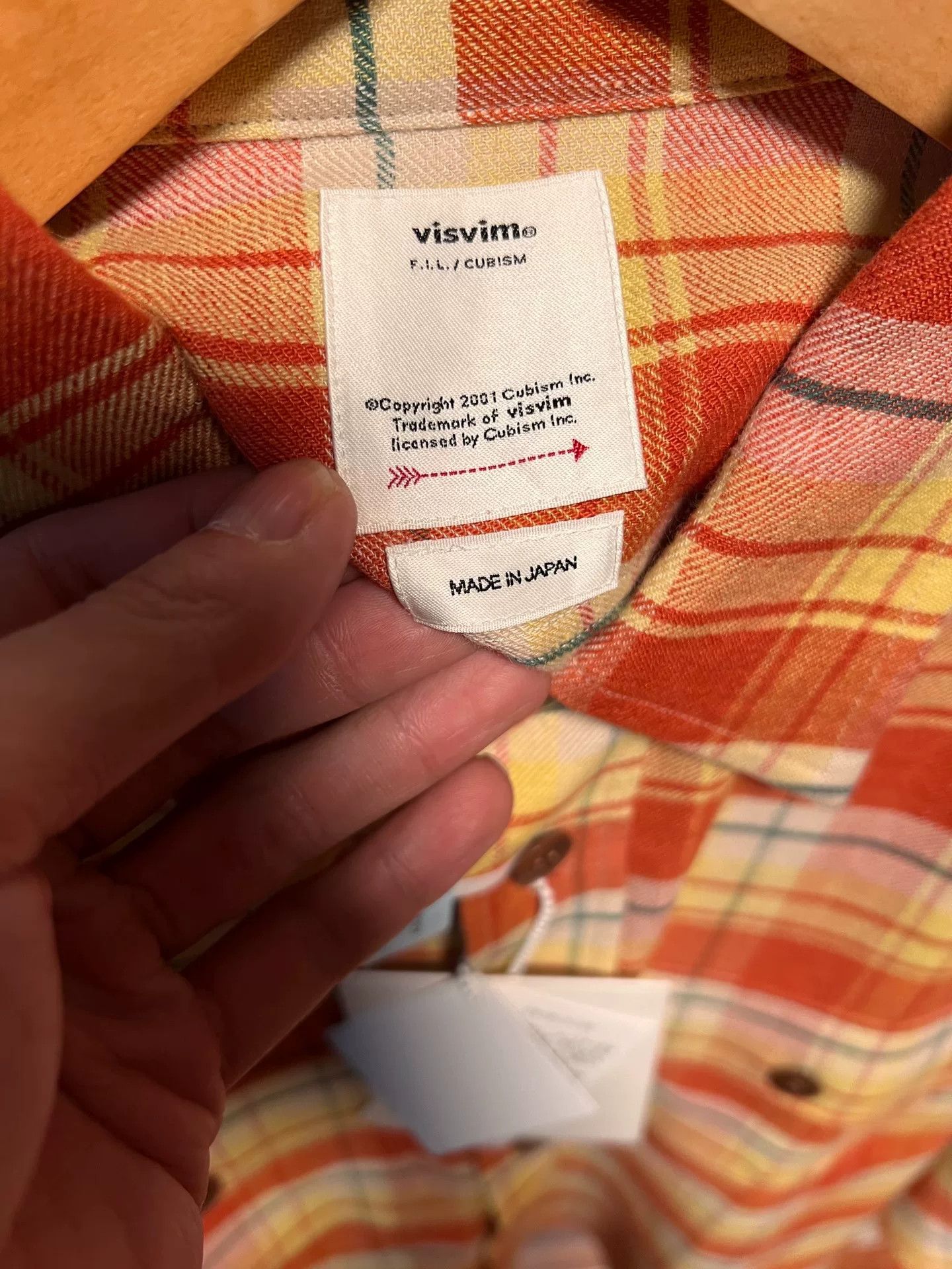 Visvim Visvim Red/Yellow Plaid Shirt Size US S / EU 44-46 / 1 - 5 Thumbnail