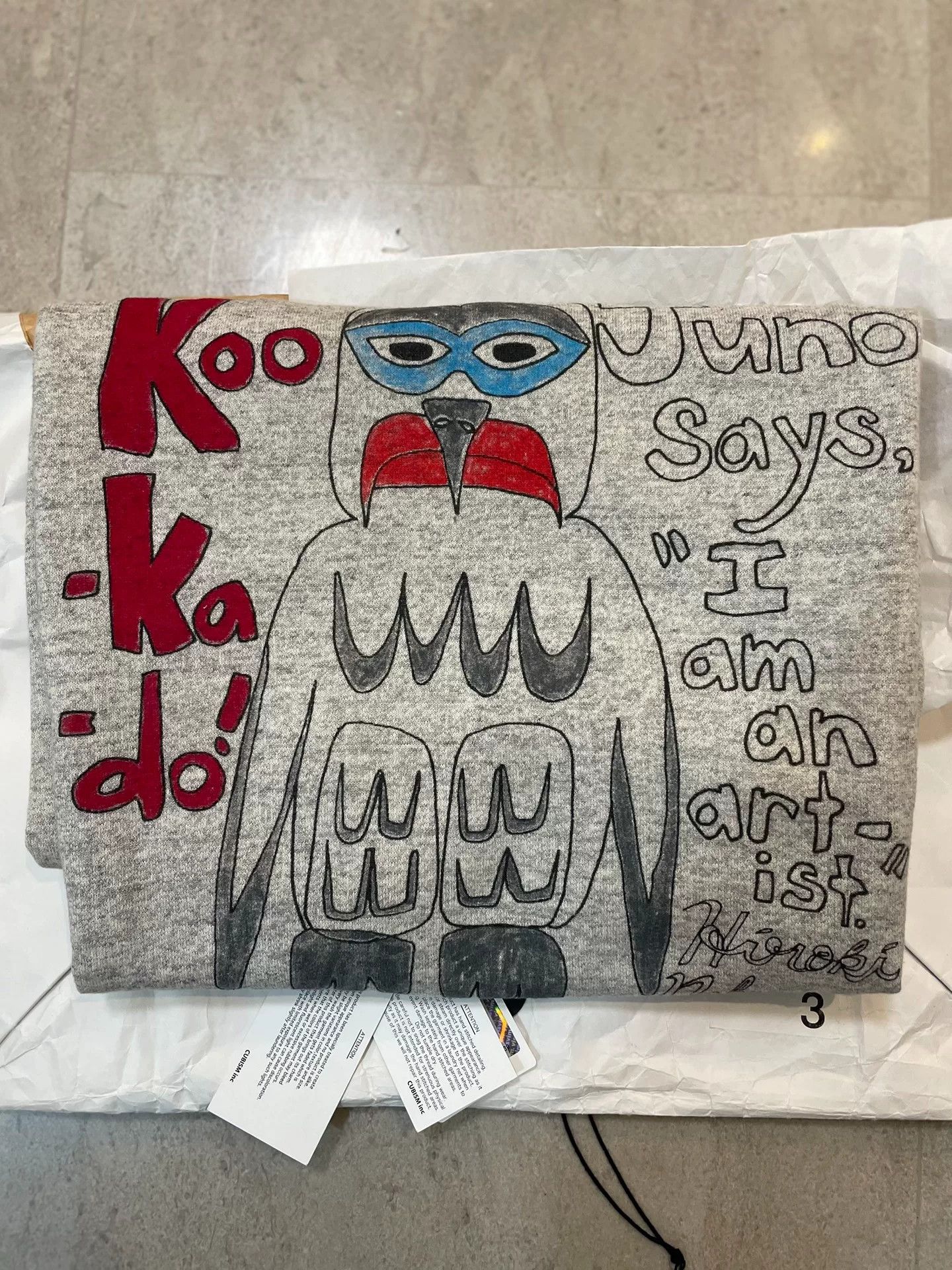 Visvim VISVIM Owl Graphic Crewneck Sweatshirt Size US L / EU 52-54 / 3 - 5 Thumbnail