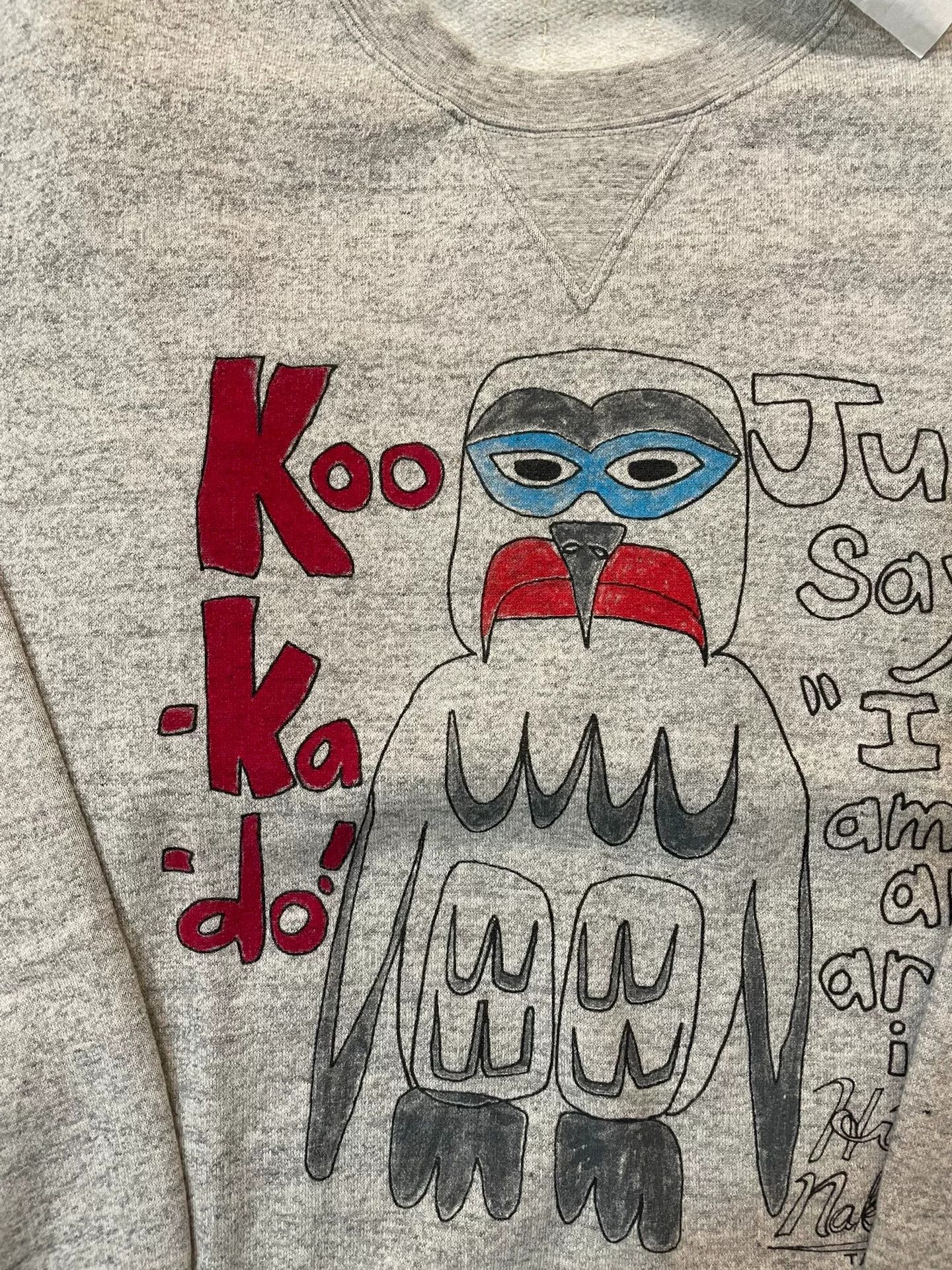 Visvim VISVIM Owl Graphic Crewneck Sweatshirt Size US L / EU 52-54 / 3 - 3 Thumbnail