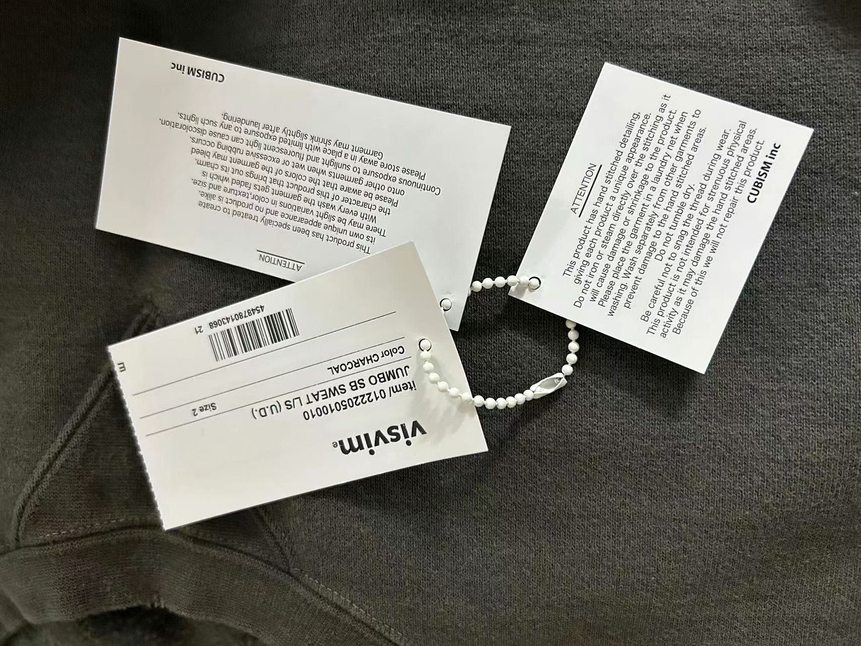 Visvim Visvim JUMBO SB SWEAT L/S (U.D.) 2022AW Size US M / EU 48-50 / 2 - 5 Thumbnail