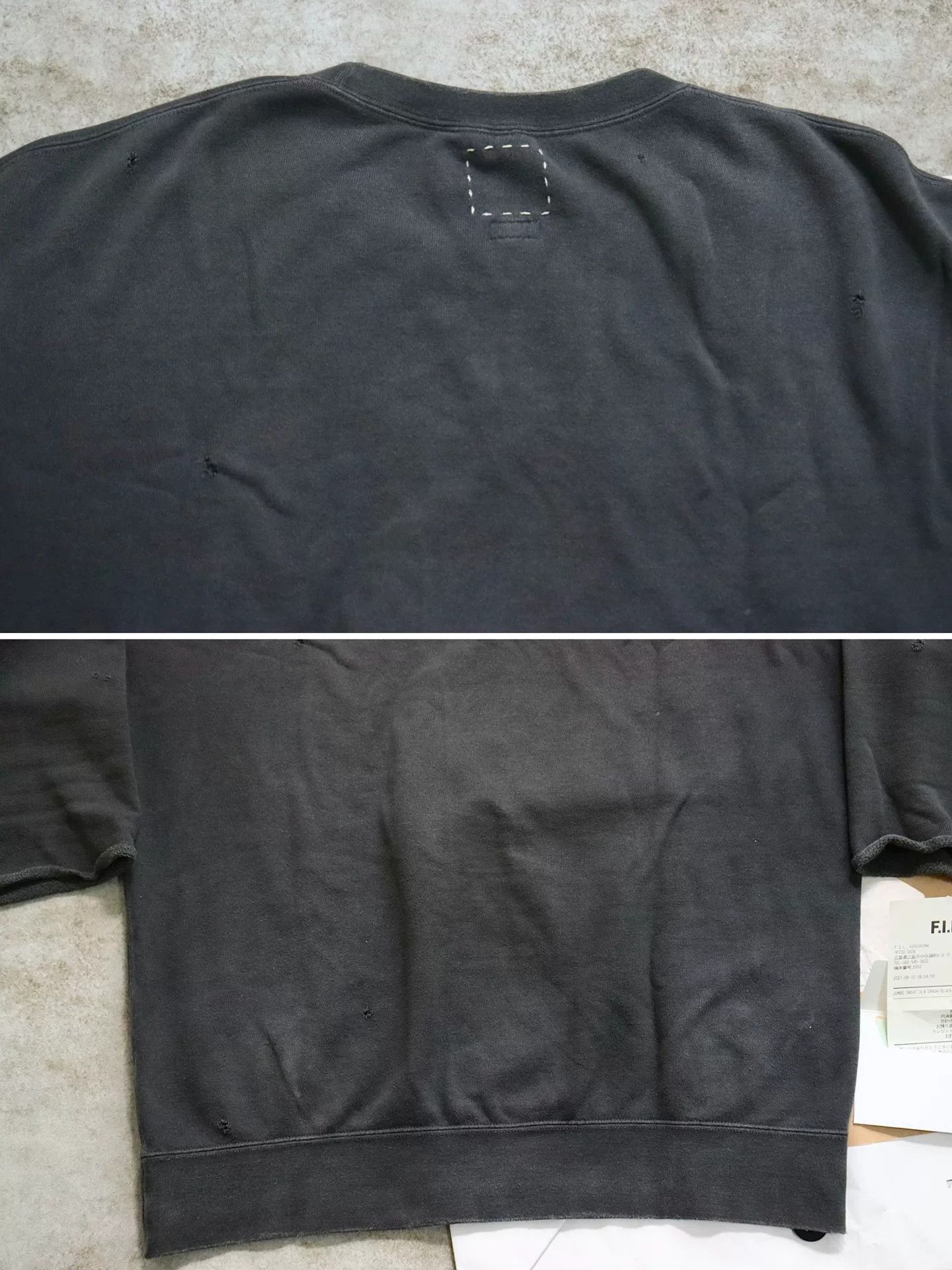 Visvim Visvim 21AW Jumbo Sweat 3/4 Crash Size US S / EU 44-46 / 1 - 6 Thumbnail