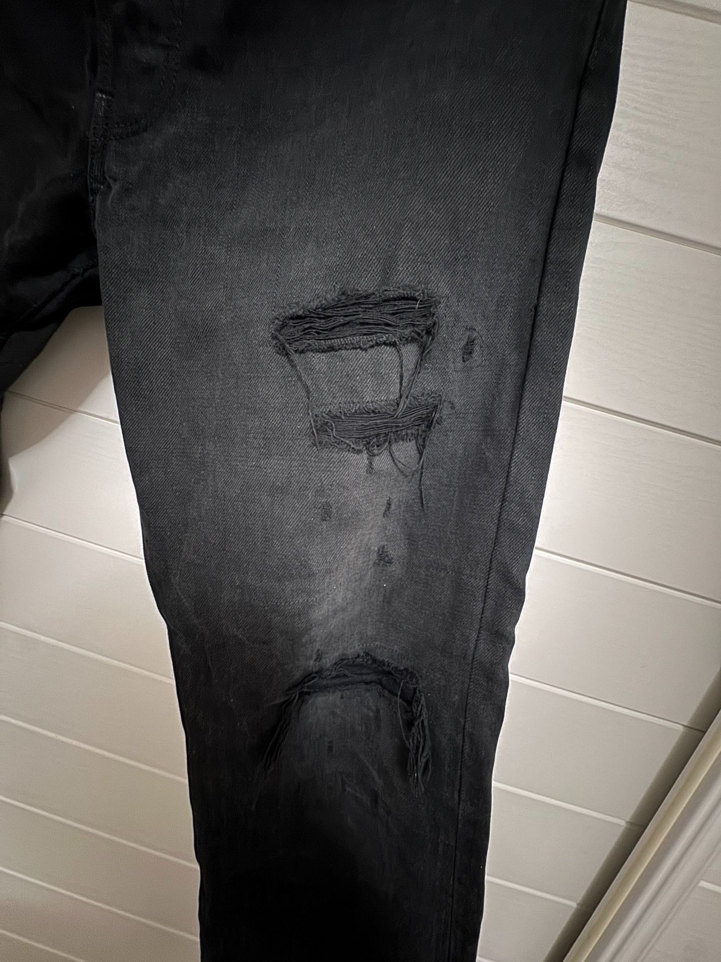 Visvim visvim 21ss Distressed Black Jeans Size US 34 / EU 50 - 4 Thumbnail
