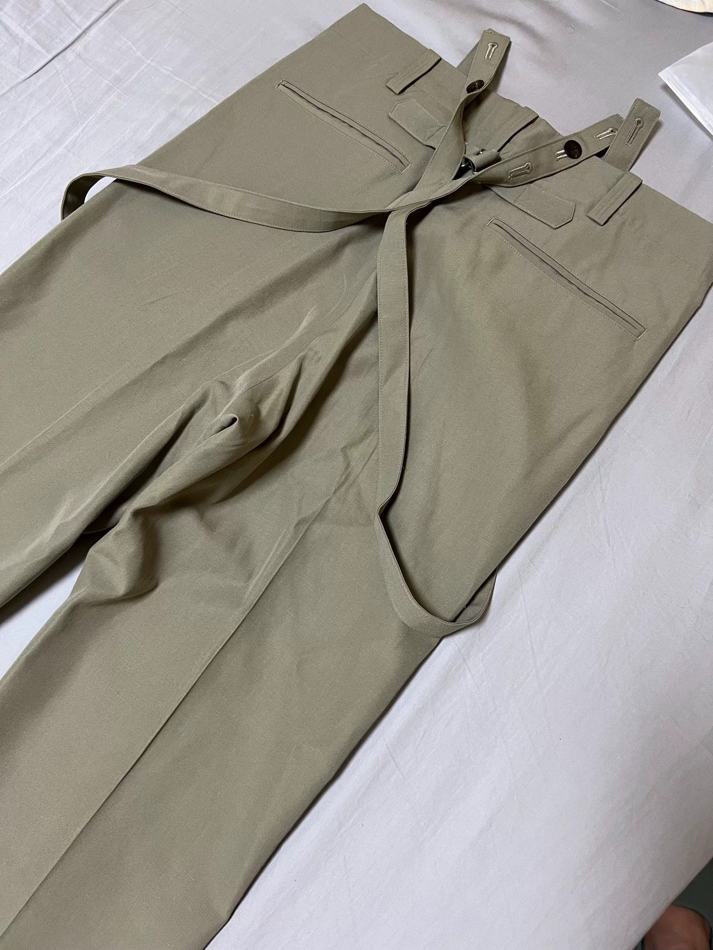 Visvim Visvim 24SS Tupper Khaki Suspender Pants Size US 26 / EU 42 - 5 Thumbnail