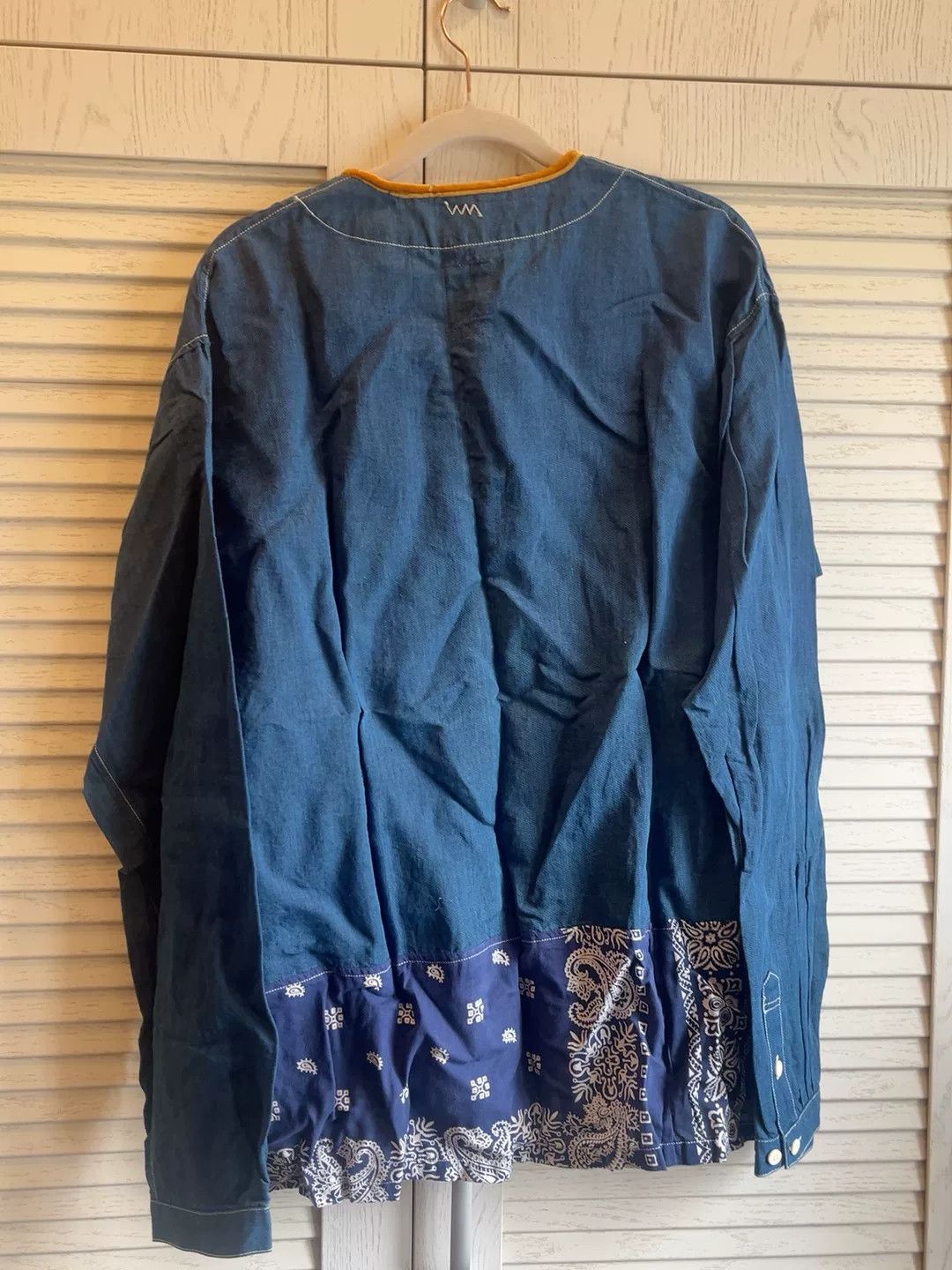 Visvim visvim Blue Denim Shirt with Trim Size US M / EU 48-50 / 2 - 5 Thumbnail