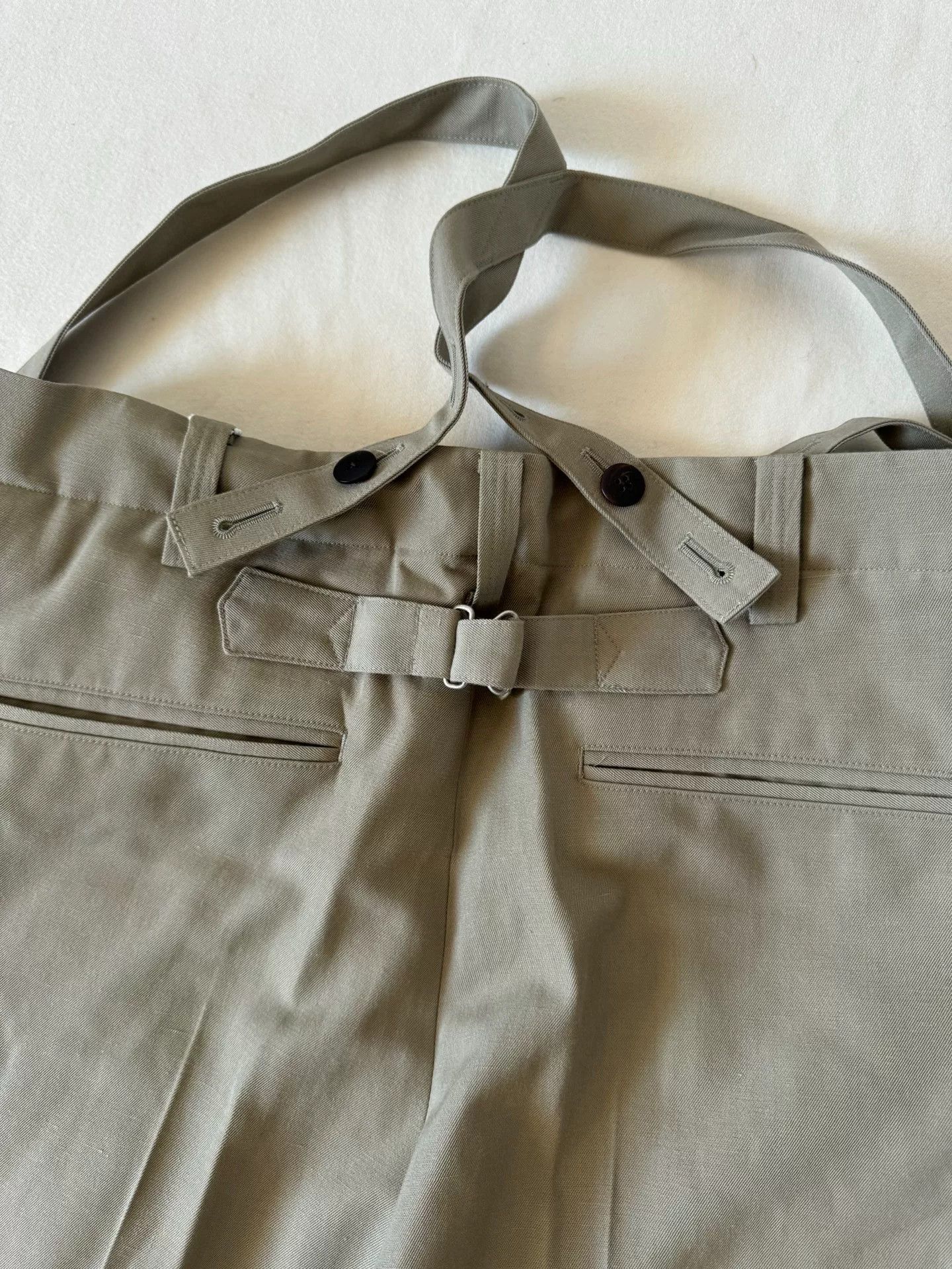 Visvim VISVIM 24SS Khaki Suspender Pants Size US 36 / EU 52 - 3 Thumbnail