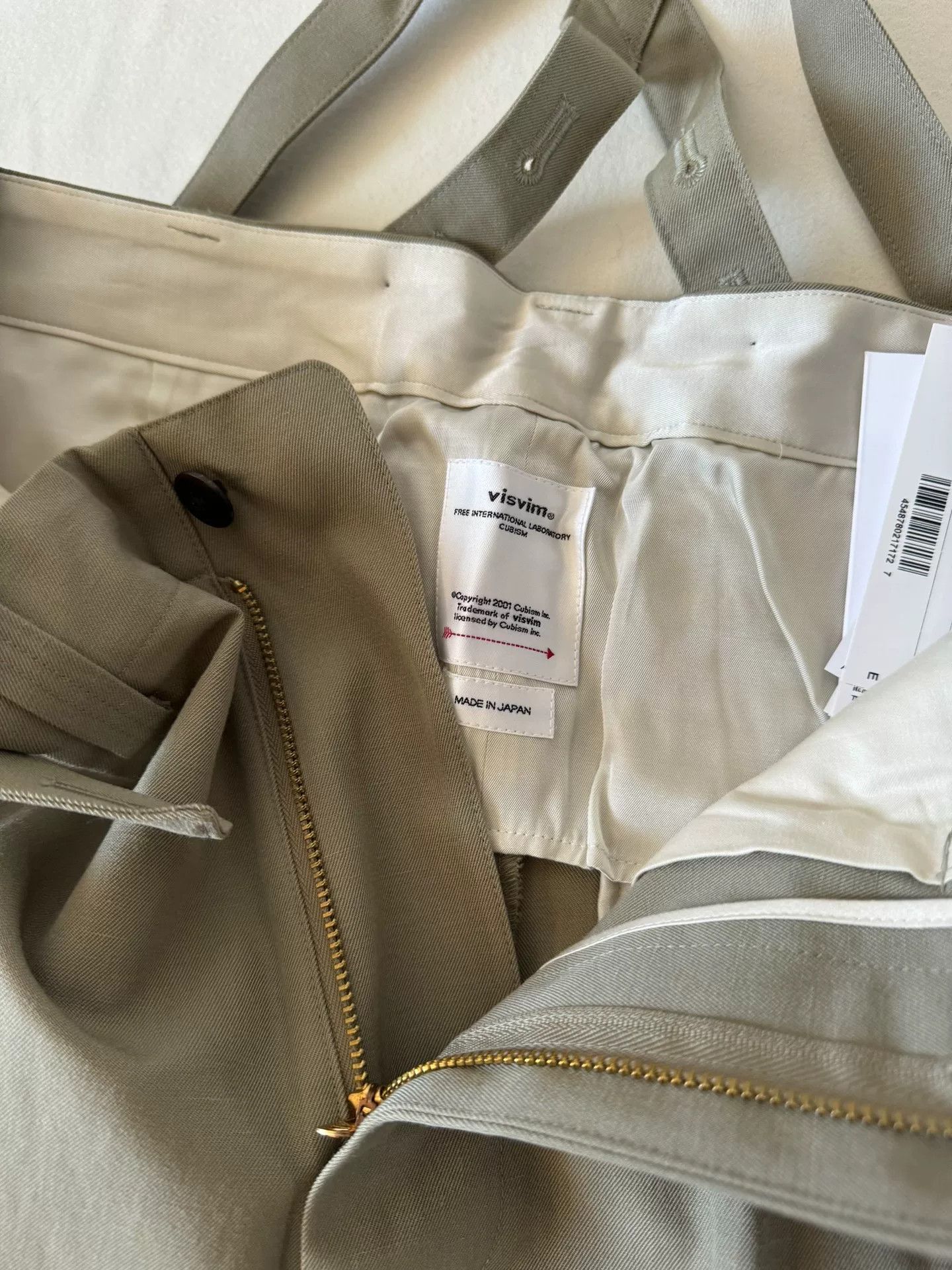 Visvim VISVIM 24SS Khaki Suspender Pants Size US 36 / EU 52 - 4 Thumbnail