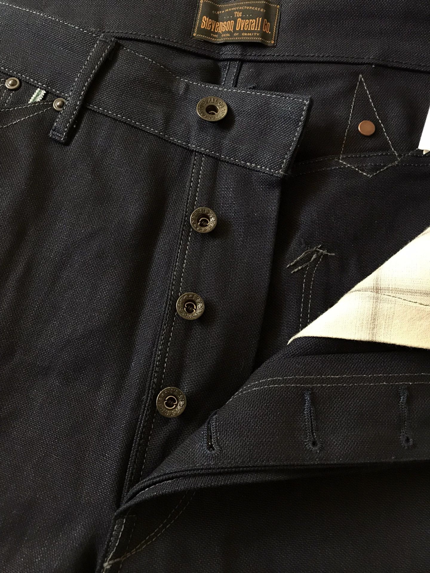 Visvim Stevenson Overall 380 Indigo Canvas Pants Size US 29 - 2 Thumbnail