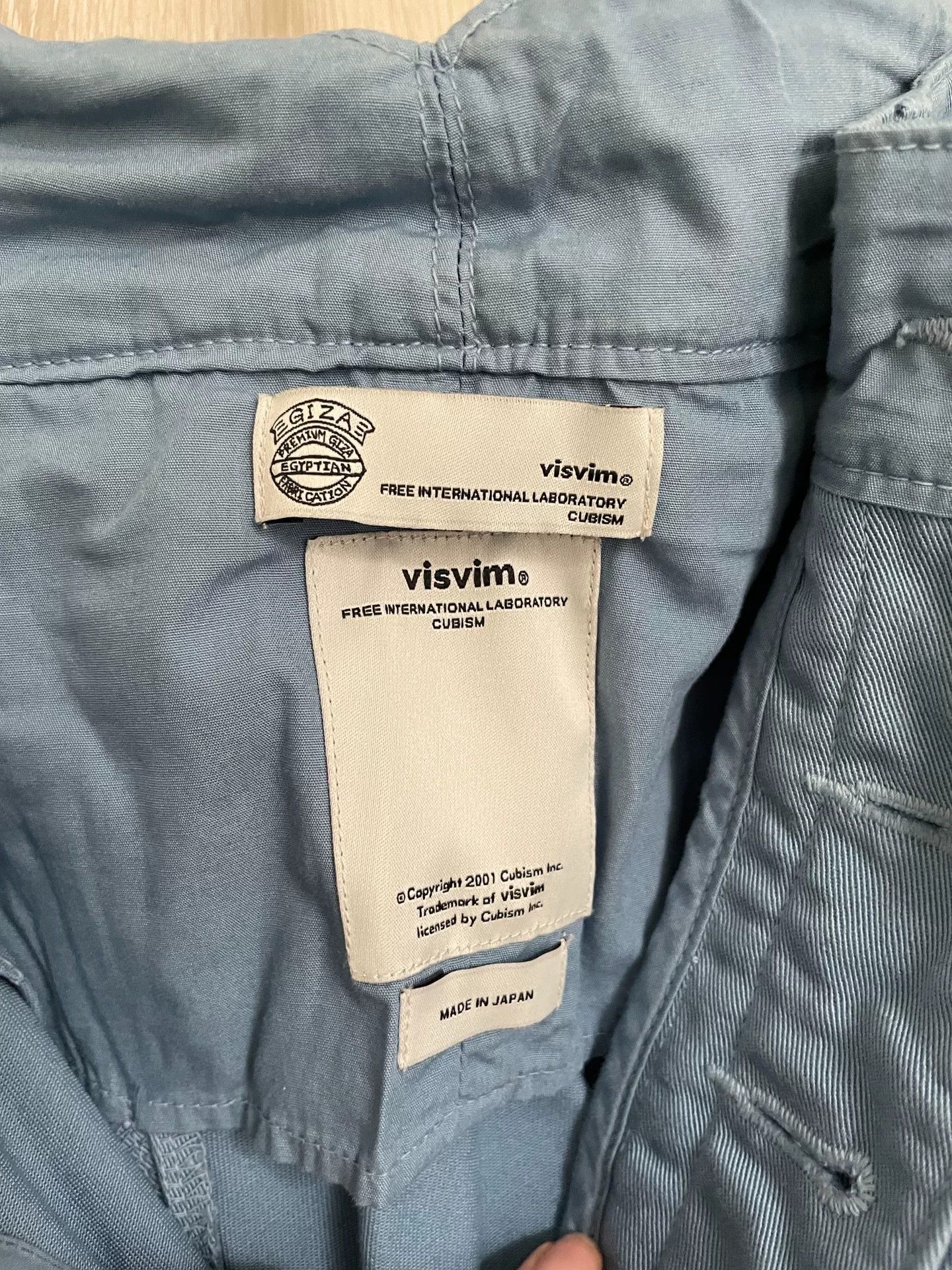 Visvim visvim HAKAMA Blue Cotton Pants Size US 26 / EU 42 - 2 Thumbnail