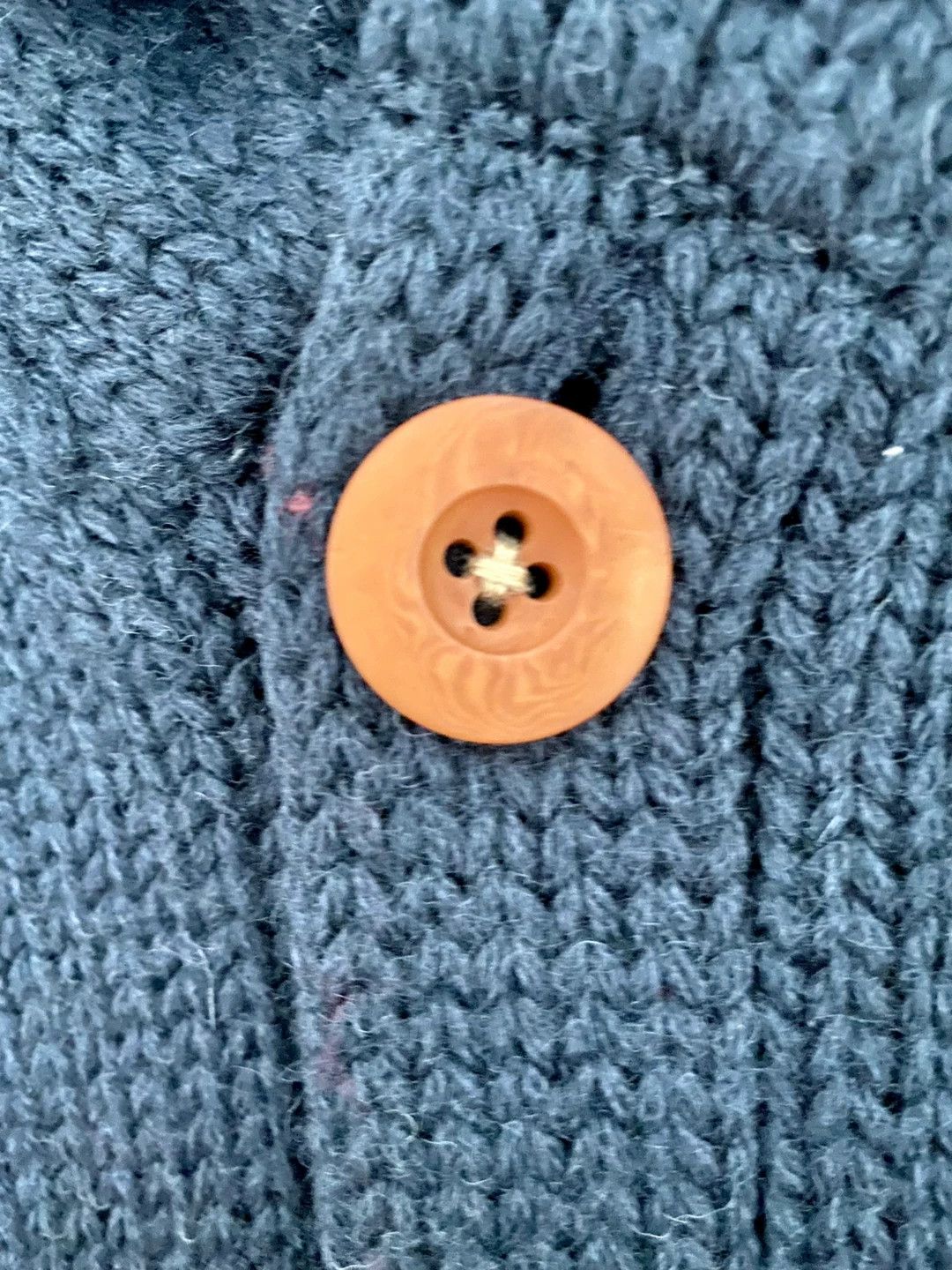 Visvim visvim Dark Blue Wool Cardigan Orange Buttons Size US M / EU 48-50 / 2 - 4 Thumbnail