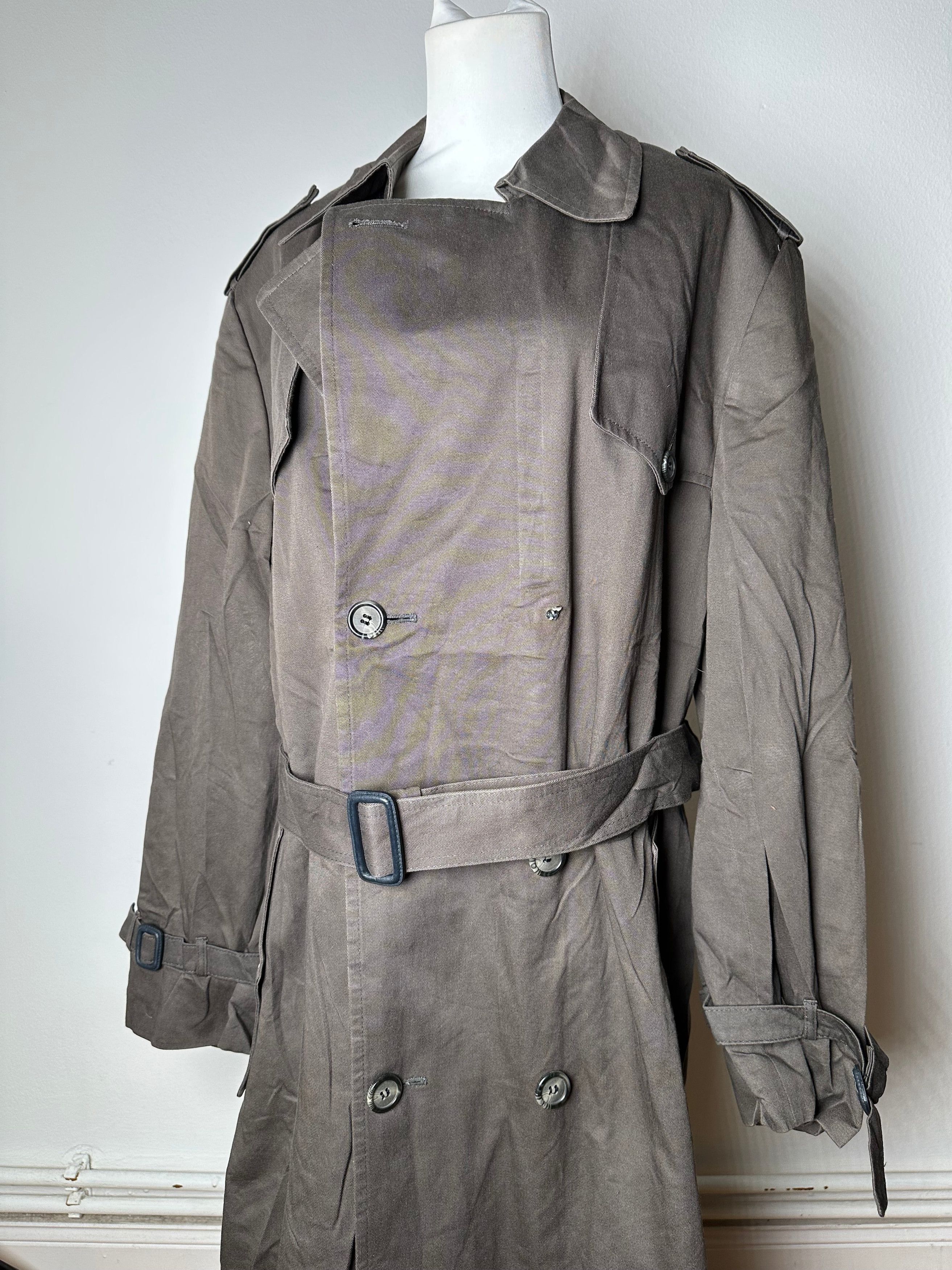 Dior Vintage Mens Canvas Trenchcoat Grey L Size US L / EU 52-54 / 3 - 12 Thumbnail