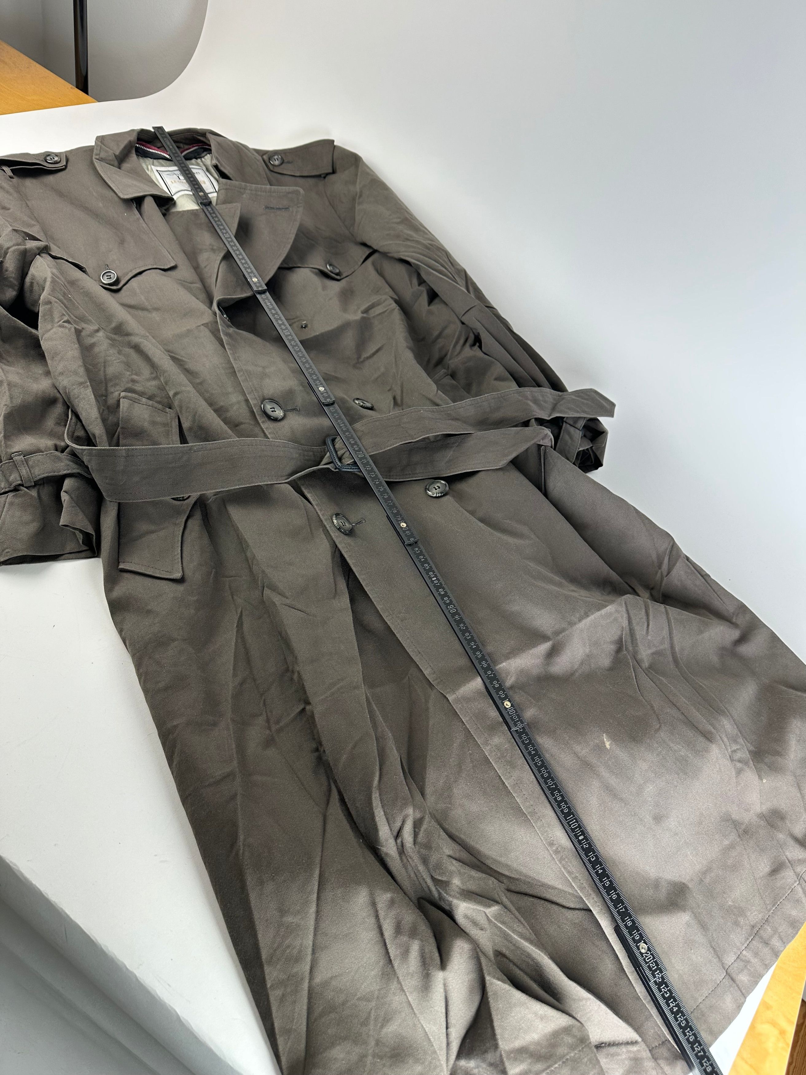 Dior Vintage Mens Canvas Trenchcoat Grey L Size US L / EU 52-54 / 3 - 7 Thumbnail