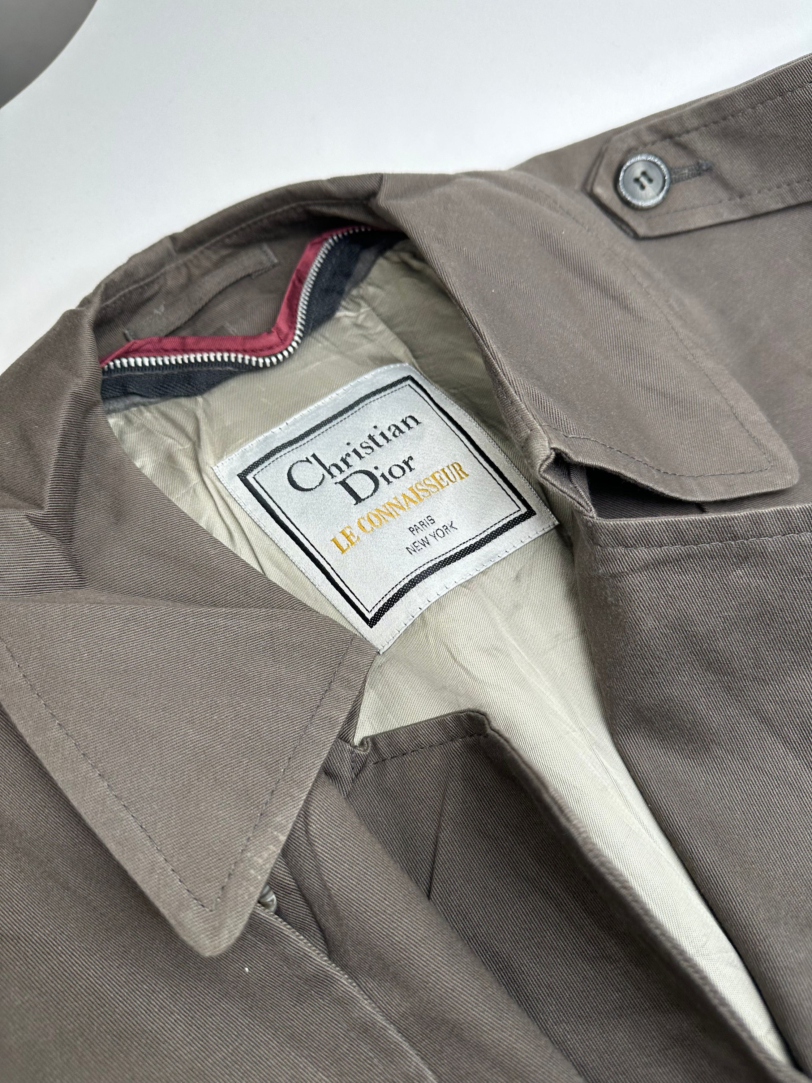 Dior Vintage Mens Canvas Trenchcoat Grey L Size US L / EU 52-54 / 3 - 6 Thumbnail