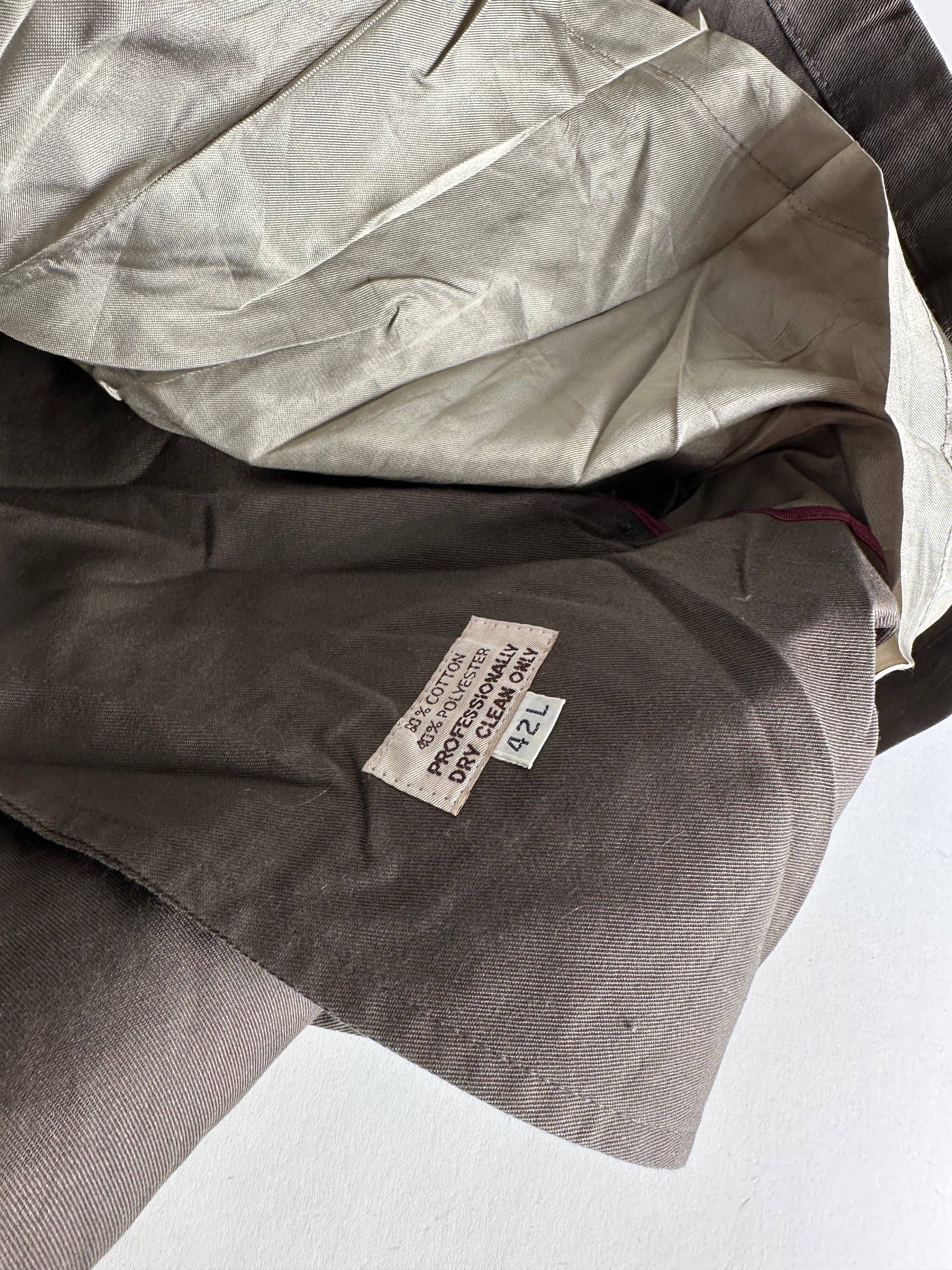 Dior Vintage Mens Canvas Trenchcoat Grey L Size US L / EU 52-54 / 3 - 11 Thumbnail