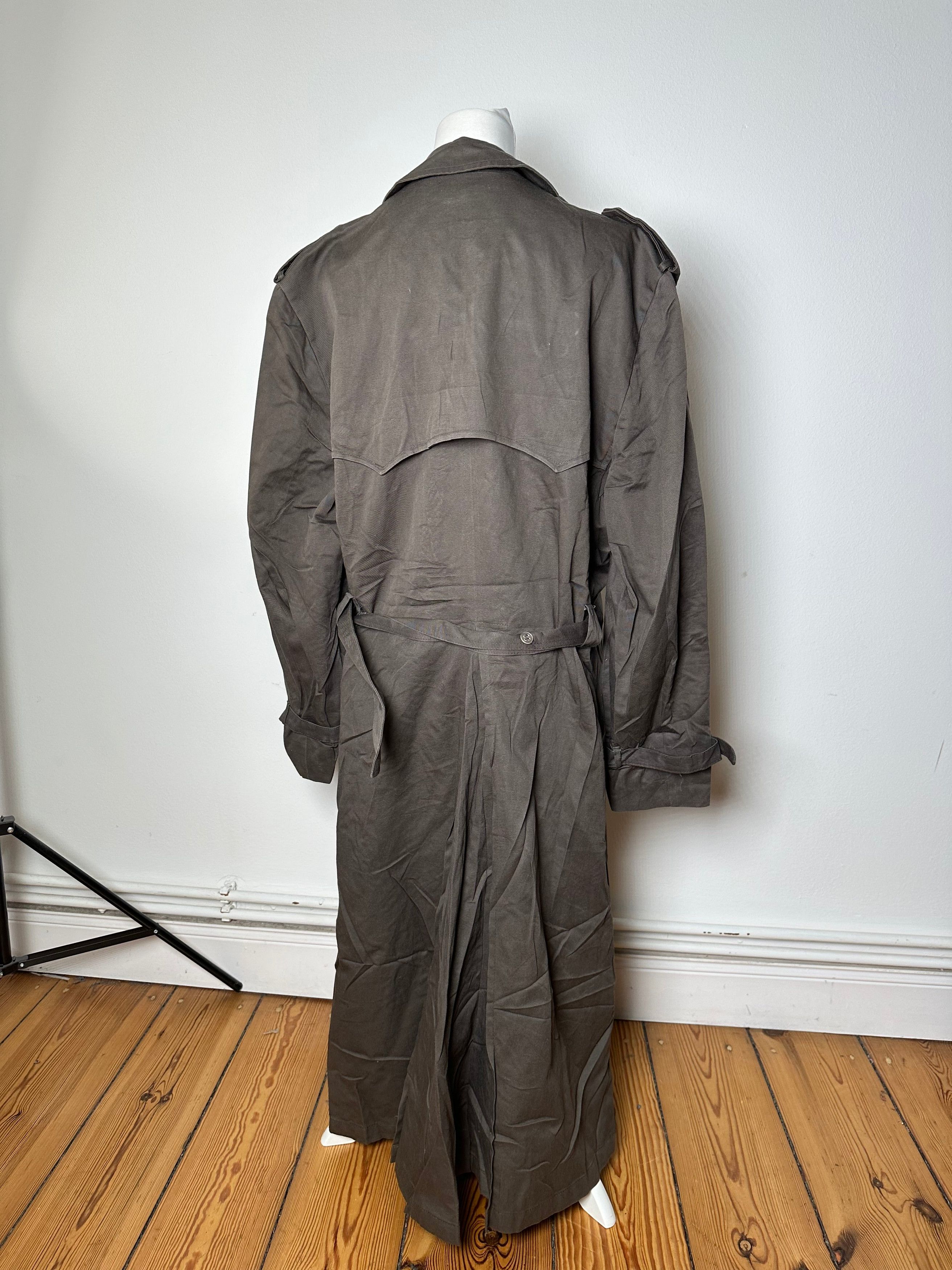 Dior Vintage Mens Canvas Trenchcoat Grey L Size US L / EU 52-54 / 3 - 3 Thumbnail