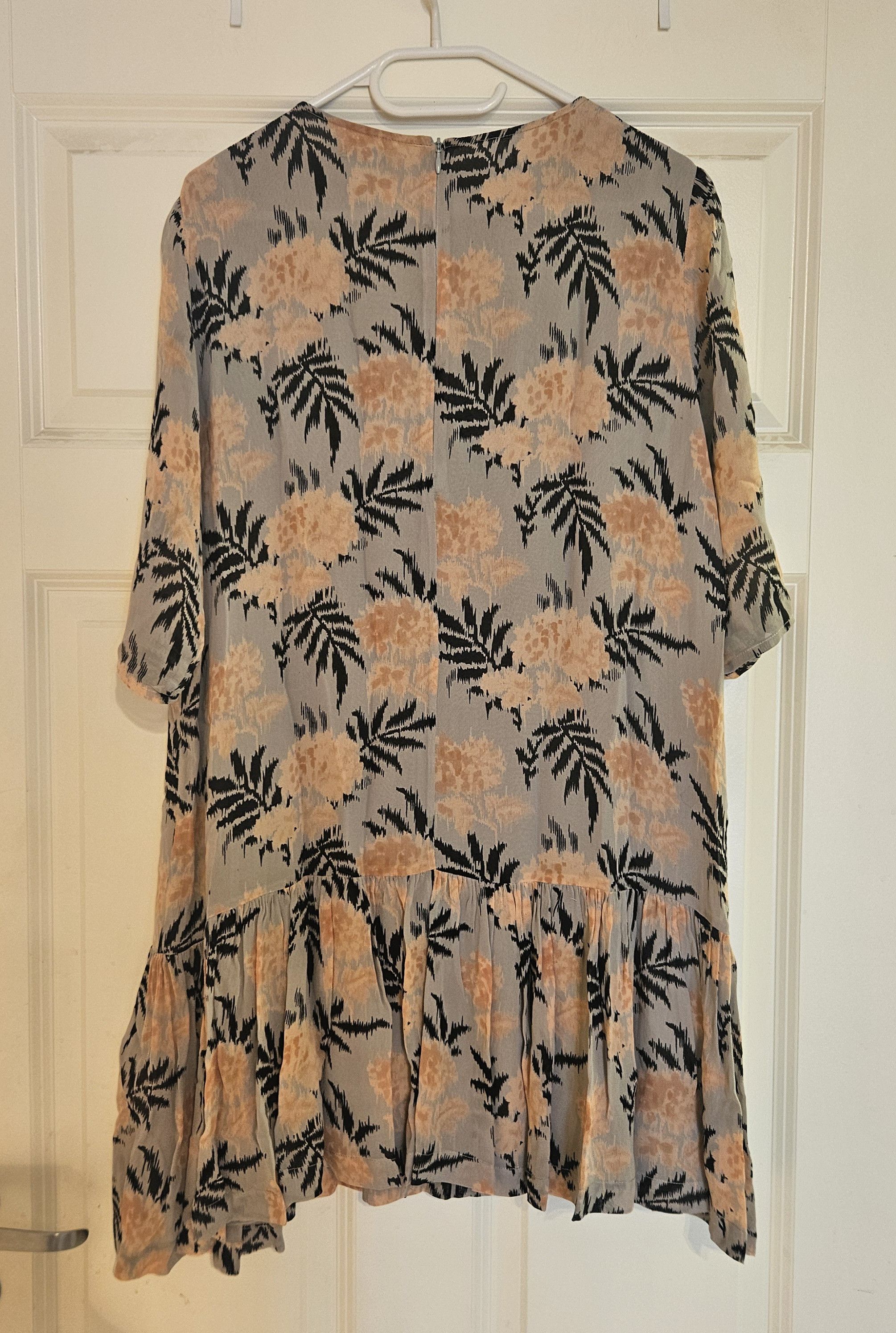 Ganni Ganni Miku Georgette Dress Size L / US 10 / IT 46 - 5 Thumbnail
