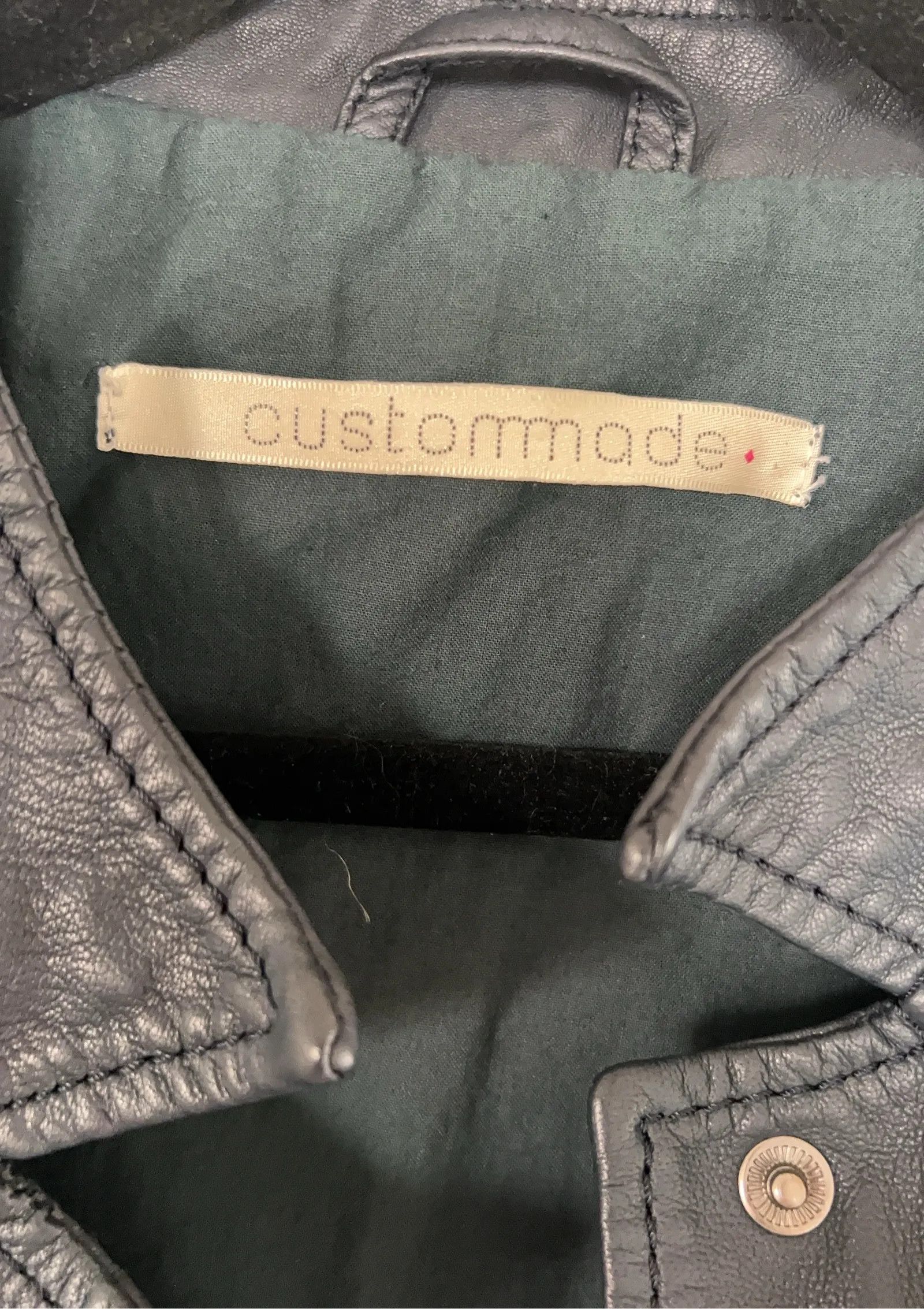 Custommade Custommade Leather Jacket Size S / US 4 / IT 40 - 2 Thumbnail