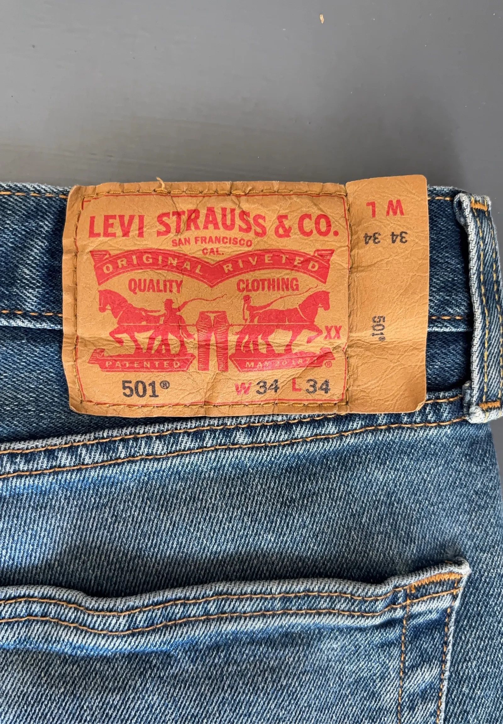 Levi's Levi's 501 Jeans Size 25" / US 0 / IT 36 - 2 Thumbnail