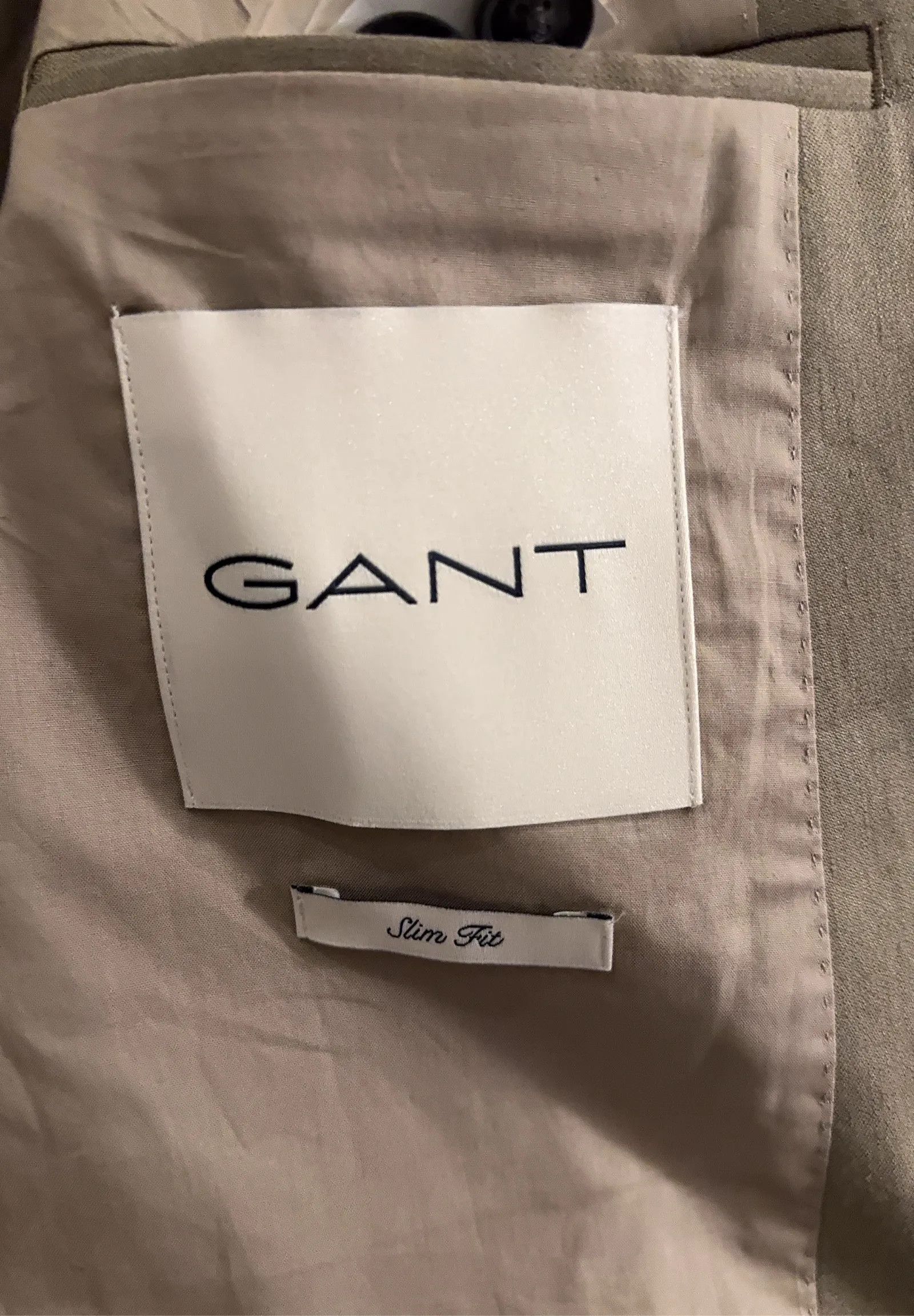 Gant Gant Slim fit cotton linen suit blazer Blazer Size 40R - 4 Thumbnail