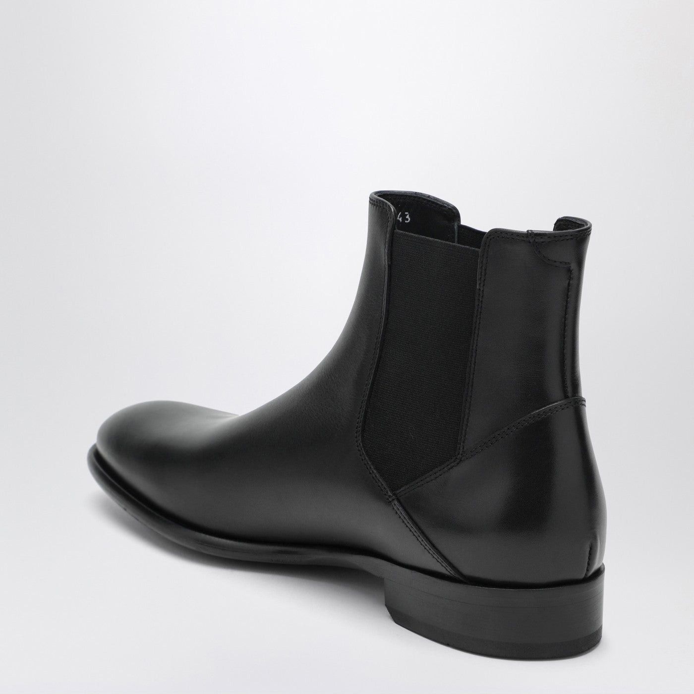 Doucal's Doucal's Black Smooth Leather Ankle Boots Size US 8.5 / EU 41-42 - 2 Thumbnail