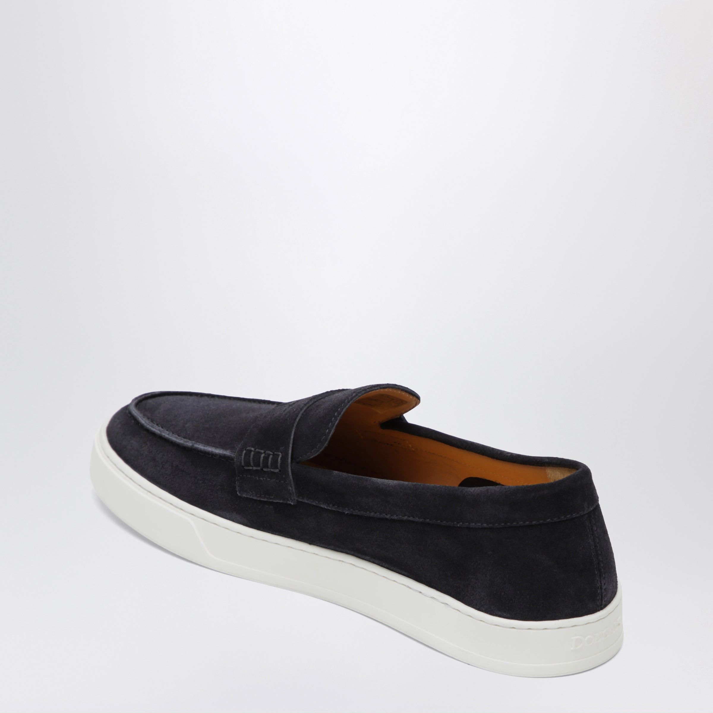 Doucal's Doucal's Blue Suede Penny Loafers Size US 8.5 / EU 41-42 - 2 Thumbnail