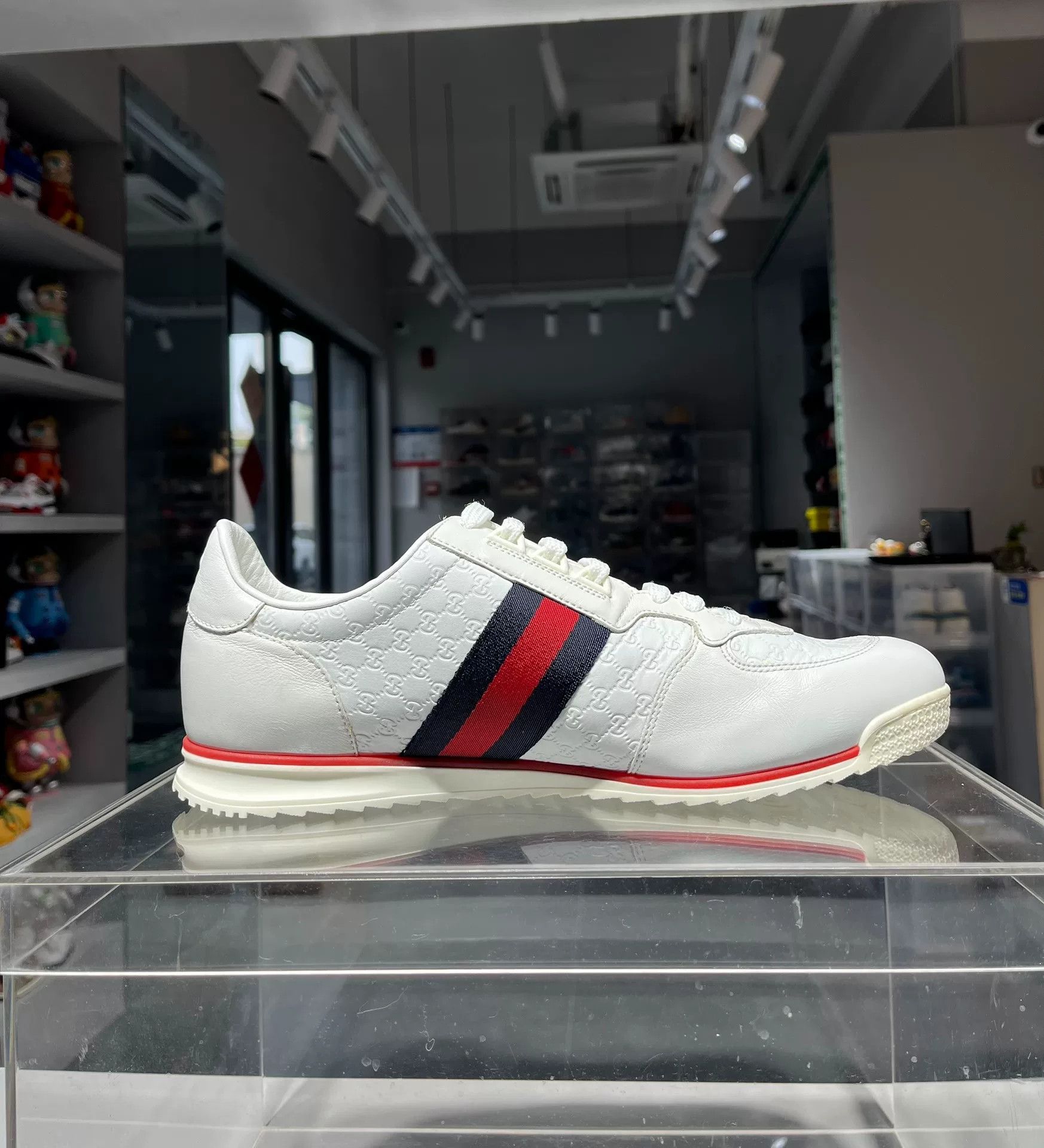 Gucci Gucci Printed White Lowtop Sneakers 11 Men Size US 11 / EU 44 - 6 Thumbnail