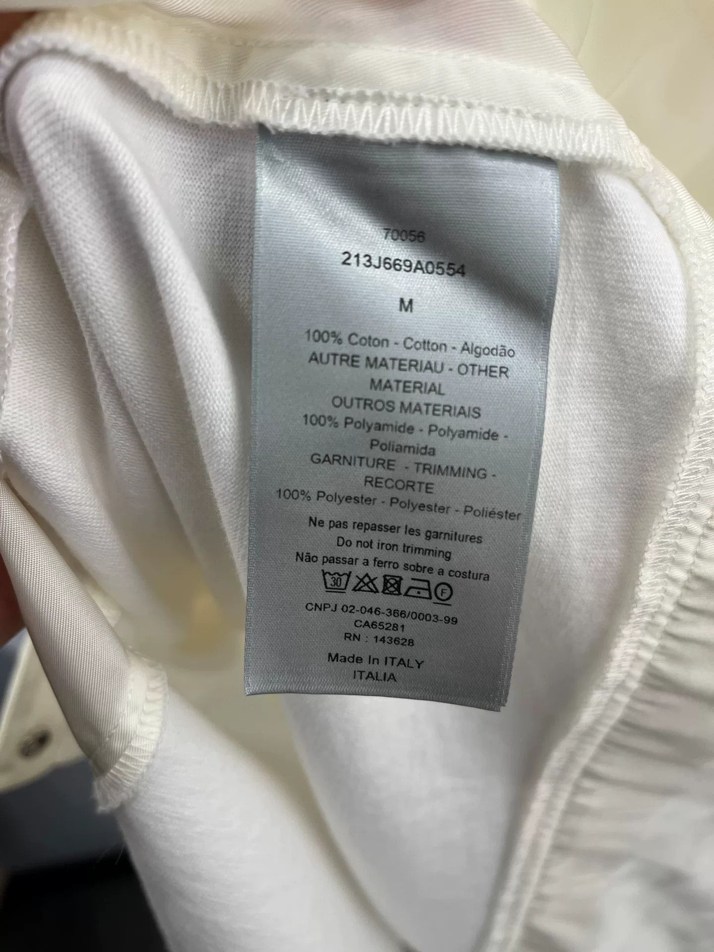 Dior Dior SACAI T-Shirt m Men Size US M / EU 48-50 / 2 - 3 Thumbnail