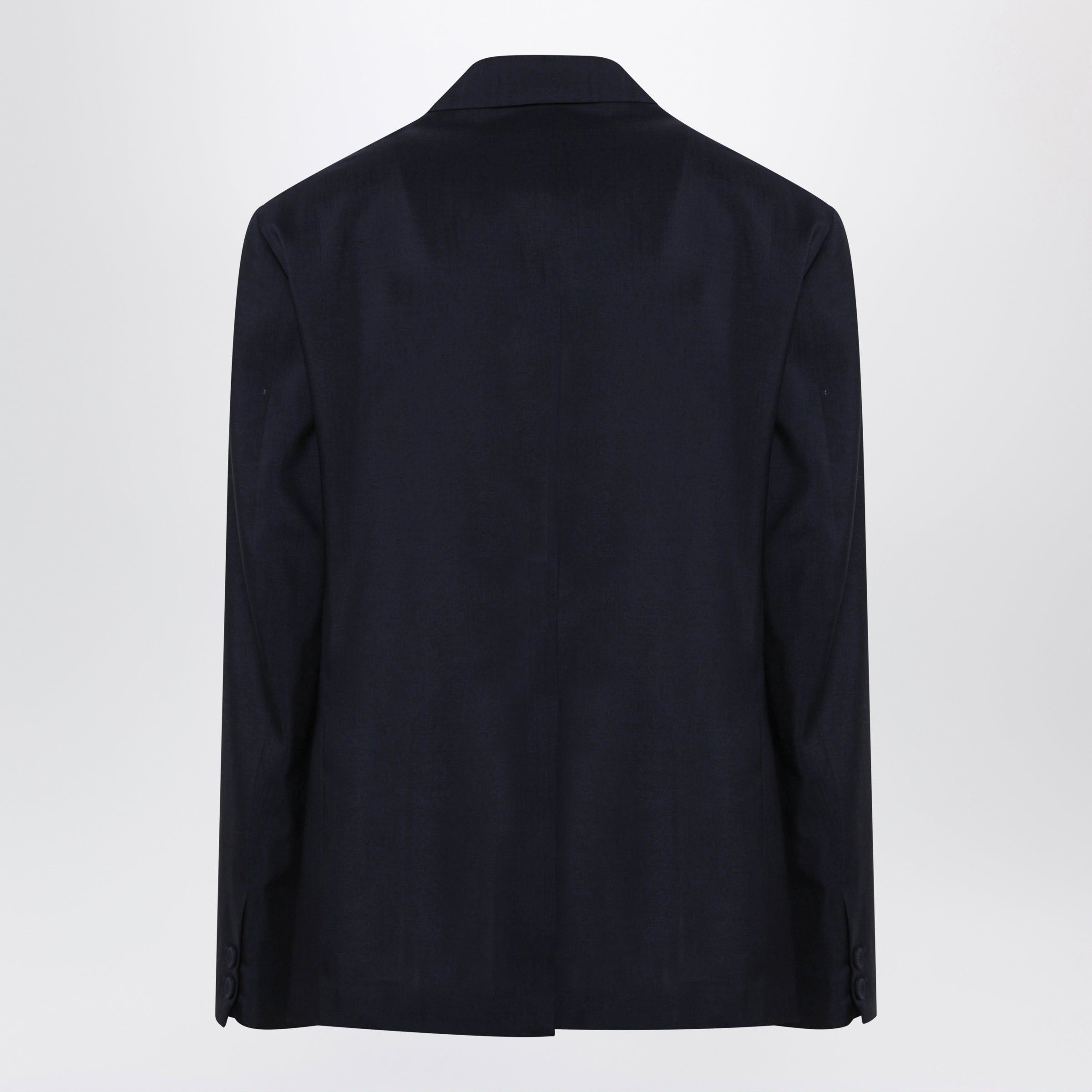 Fendi Fendi Dark Blue Wool Jacket Size US M / EU 48-50 / 2 - 2 Thumbnail