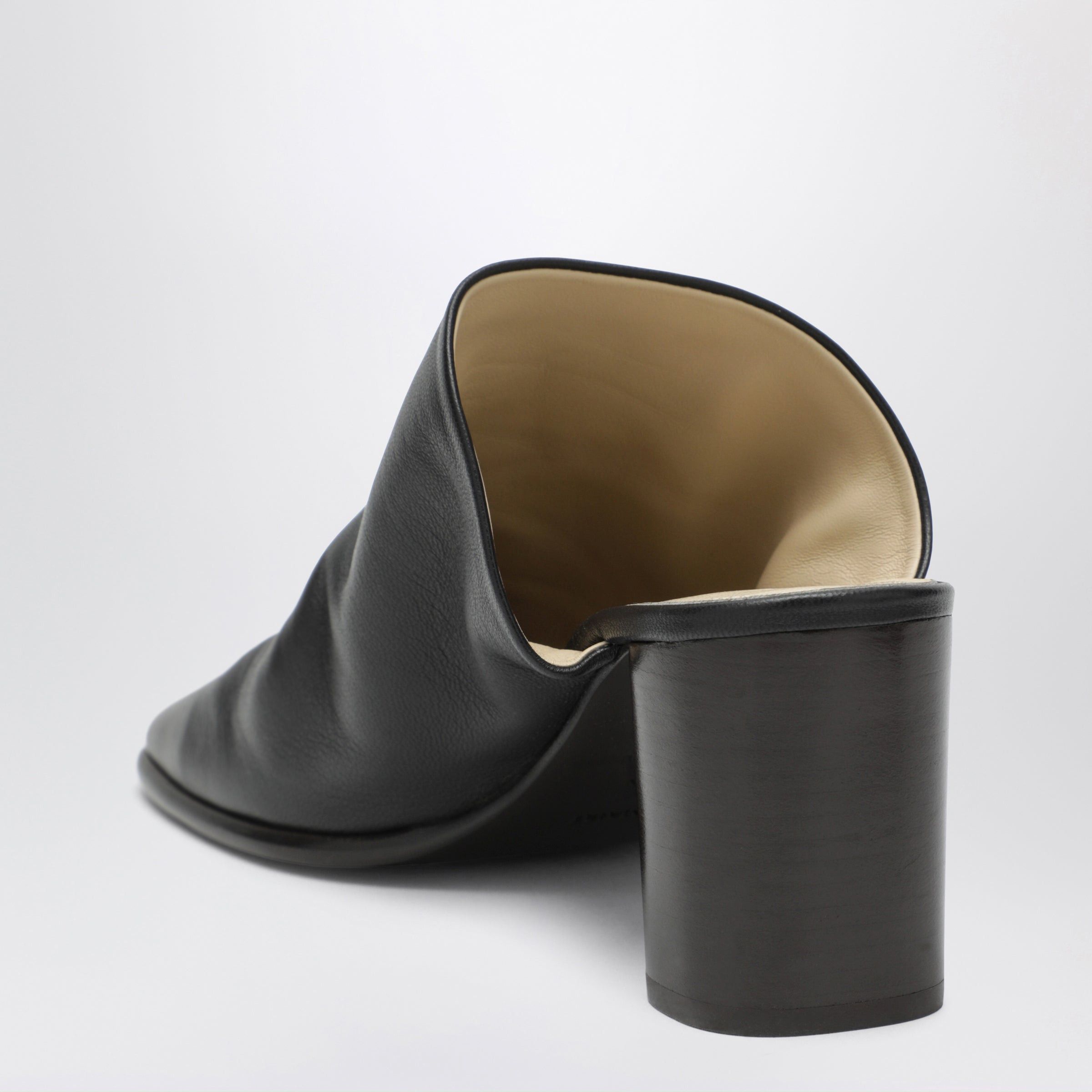 Lemaire Lemaire Brown Lambskin Mules With Block Heel Size US 11 / IT 41 - 2 Thumbnail