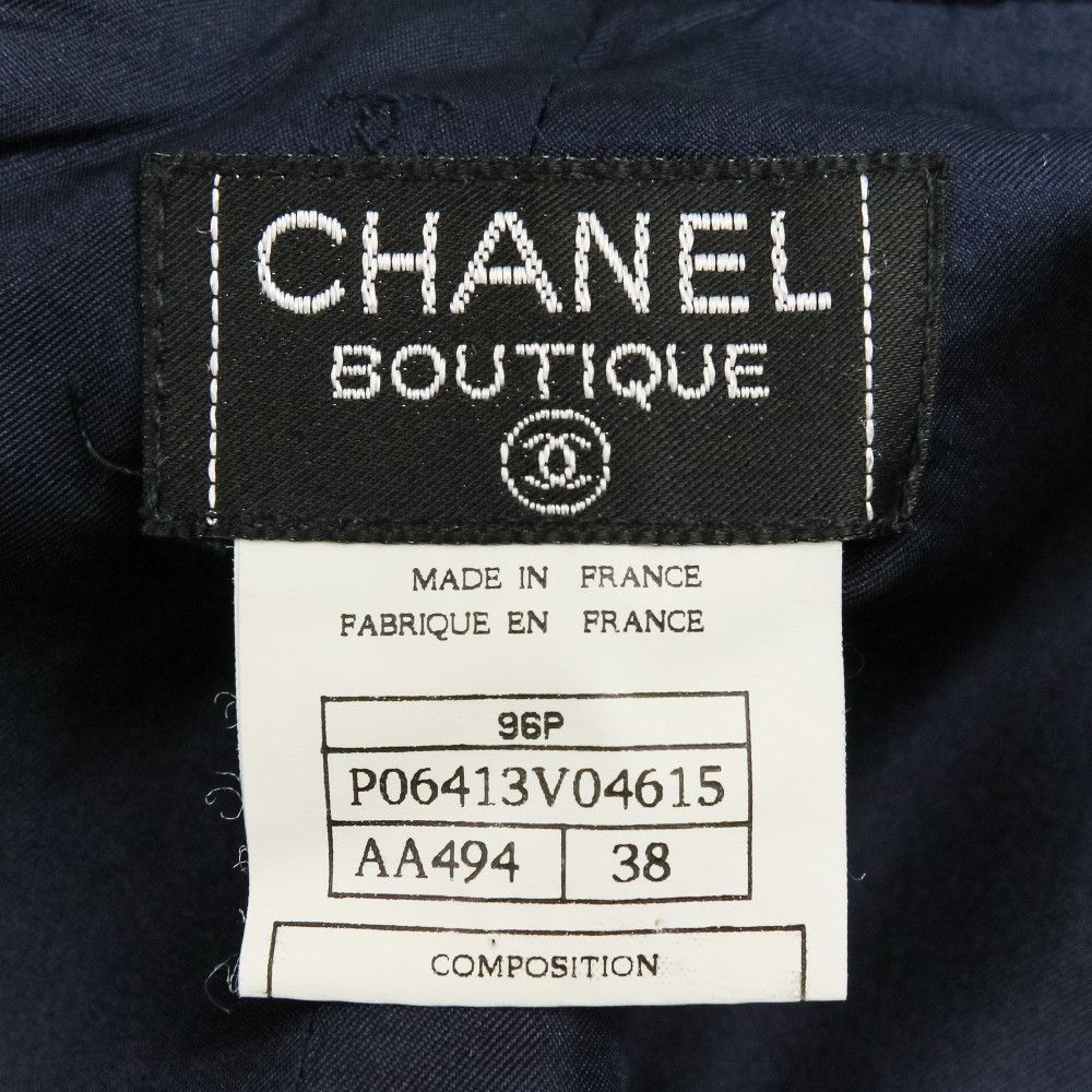 Chanel Chanel Chanel Wool Blend Tweed Set Textile Suits P06413 DUTY FREE for USA Size ONE SIZE - 16 Thumbnail