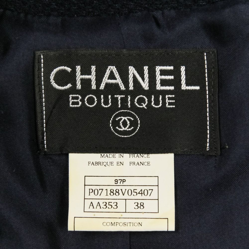 Chanel Chanel Chanel Tweed Setup Textile Suits P07188 DUTY FREE for USA Size ONE SIZE - 7 Thumbnail