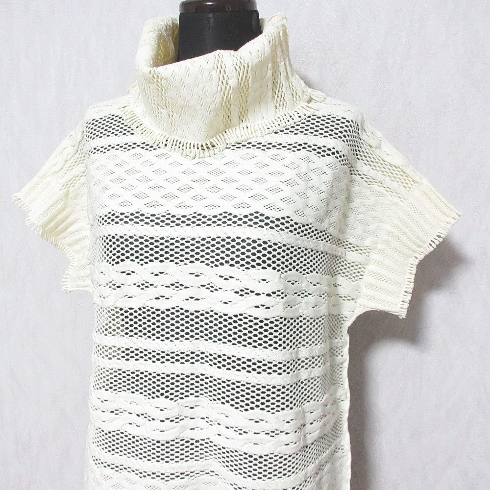 Issey Miyake Issey Miyake Pleats Please Issey Miyake A-POC INSIDE Mesh Turtleneck Top Textile Tops PP04LK942 DUTY FREE for USA Size ONE SIZE - 4 Thumbnail