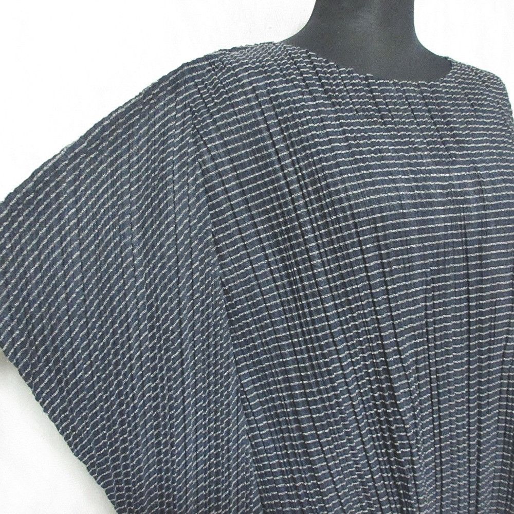 Issey Miyake Issey Miyake Pleats Please Issey Miyake Pleated Tunic Textile Tops PP73-JT743 DUTY FREE for USA Size ONE SIZE - 4 Thumbnail