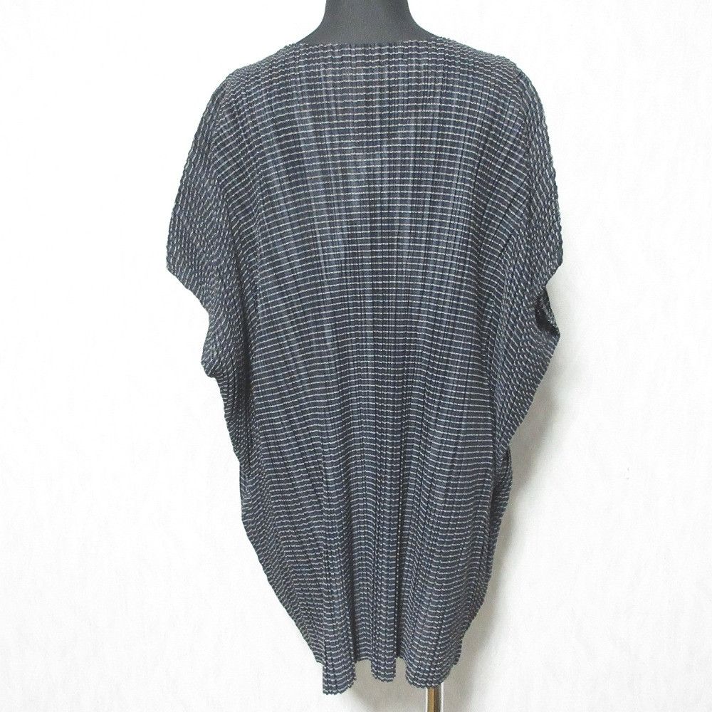 Issey Miyake Issey Miyake Pleats Please Issey Miyake Pleated Tunic Textile Tops PP73-JT743 DUTY FREE for USA Size ONE SIZE - 2 Thumbnail