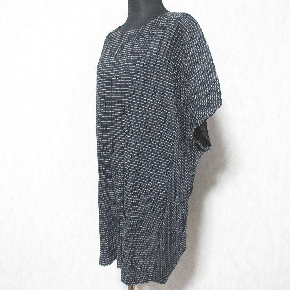 Issey Miyake Issey Miyake Pleats Please Issey Miyake Pleated Tunic Textile Tops PP73-JT743 DUTY FREE for USA Size ONE SIZE - 3 Thumbnail