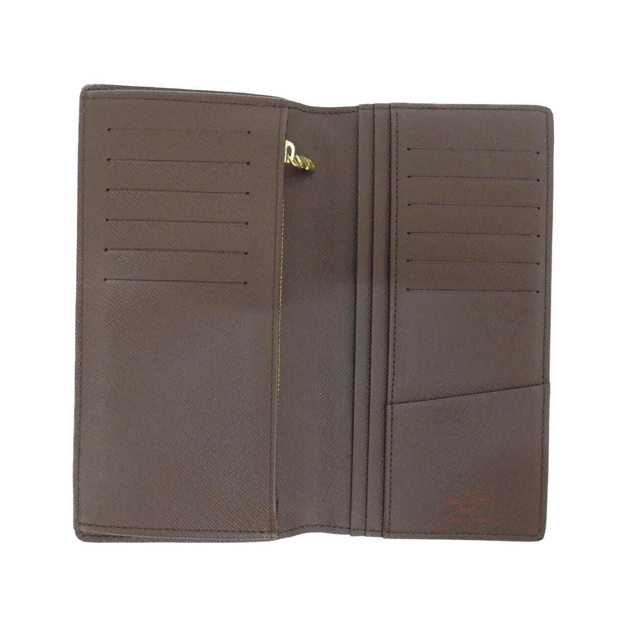 Louis Vuitton Louis Vuitton Louis Vuitton Portefeuille Brazza Damier Wallet Textile Long Wallet N60017 DUTY FREE for USA Size ONE SIZE - 4 Thumbnail