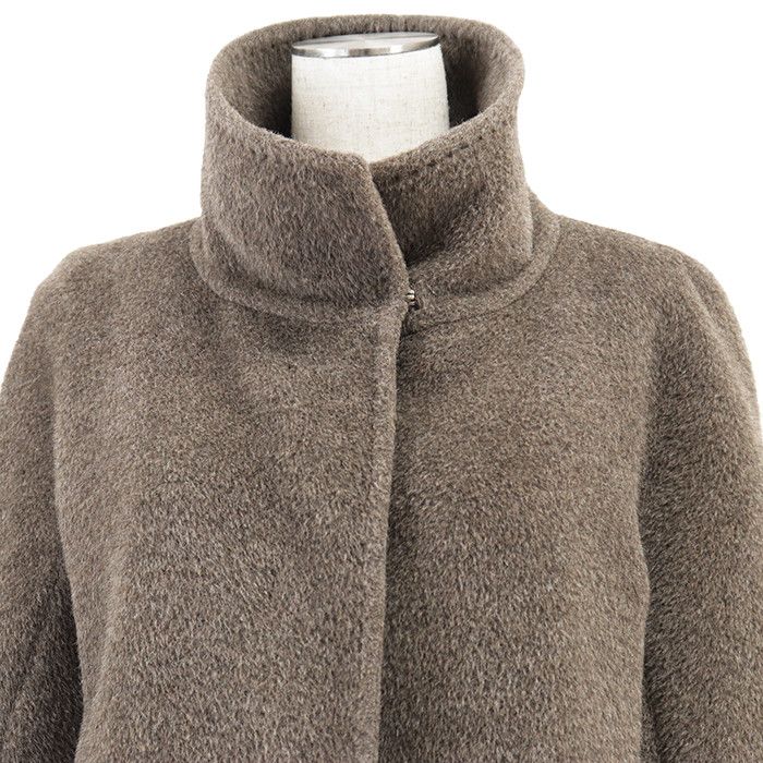 Max Mara MaxMara MaxMara Alpaca Wool Coat Textile Outerwear DUTY FREE for USA Size ONE SIZE - 2 Thumbnail
