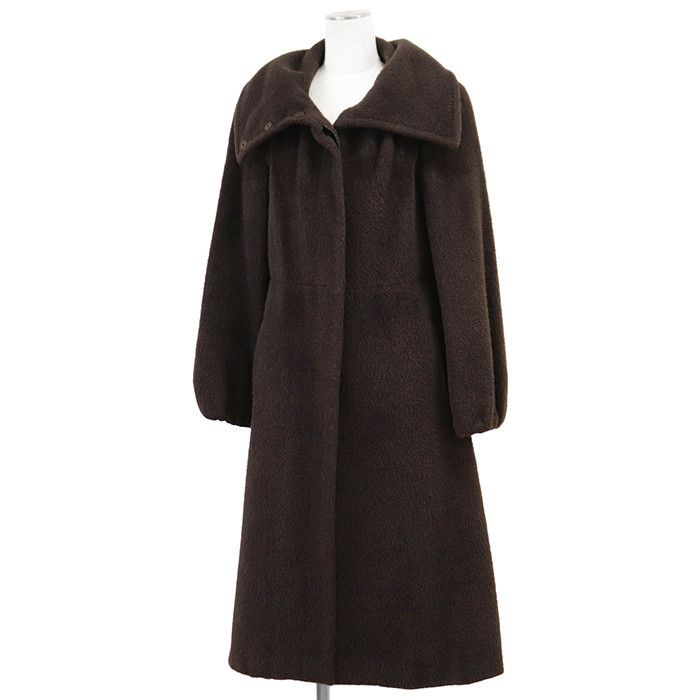 Max Mara MaxMara MaxMara Alpaca Wool Coat Textile Outerwear DUTY FREE for USA Size ONE SIZE - 11 Thumbnail