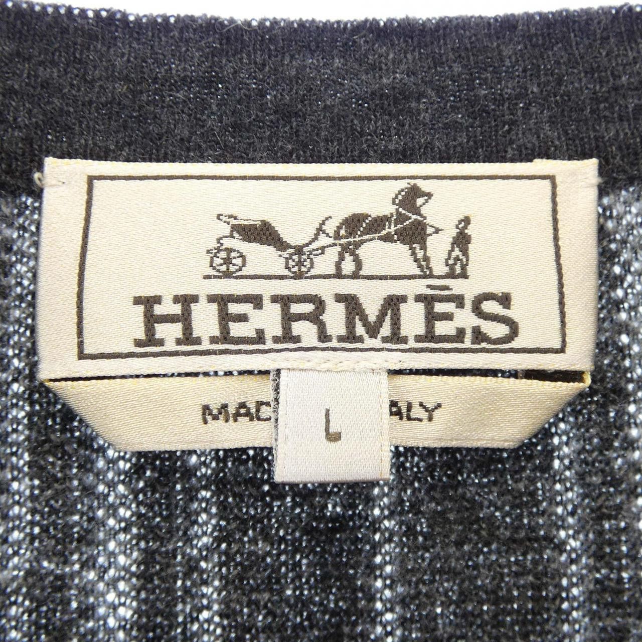 Hermes Hermes Hermes Cashmere Knit Textile Tops DUTY FREE for USA Size ONE SIZE - 4 Thumbnail