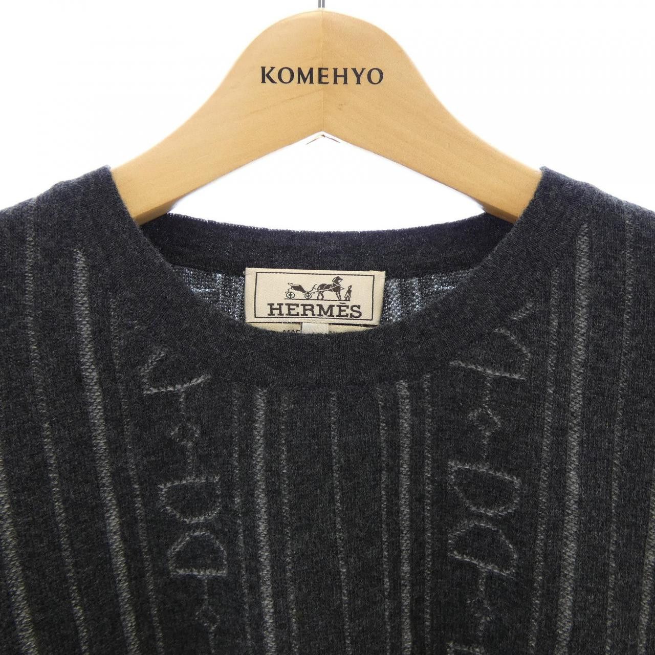 Hermes Hermes Hermes Cashmere Knit Textile Tops DUTY FREE for USA Size ONE SIZE - 5 Thumbnail
