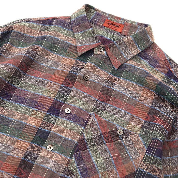 Missoni Missoni Missoni Cotton Long Sleeve Shirt Textile Dress Shirt DUTY FREE for USA Size ONE SIZE - 2 Thumbnail